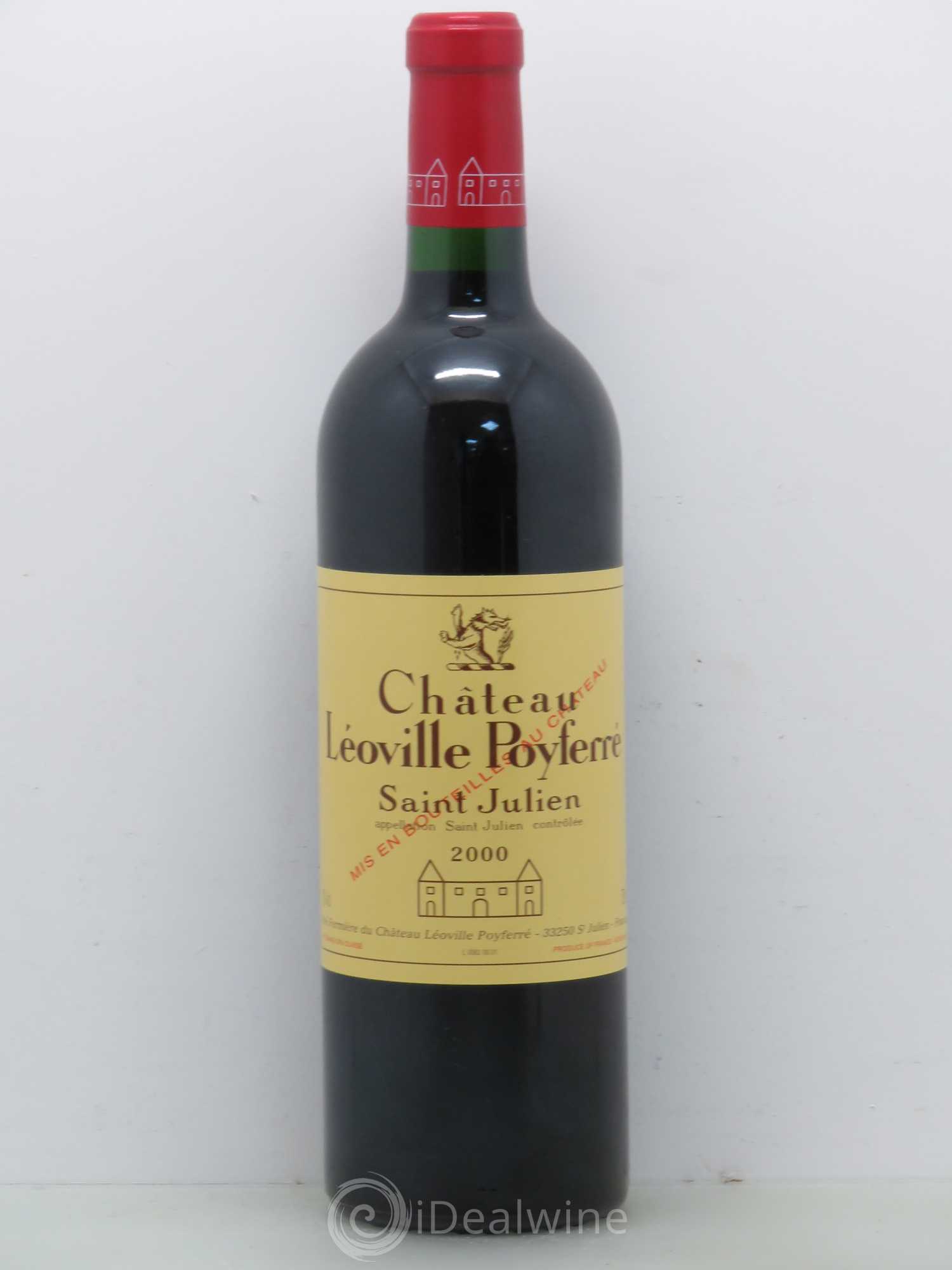 Château Léoville Poyferré 2ème Grand Cru Classé 2000 - Lot de 1 bouteille - 0