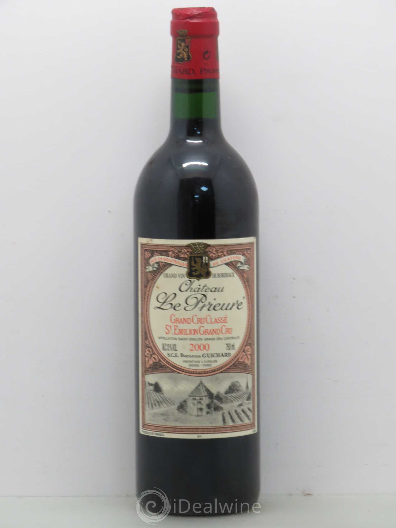 Château le Prieuré Grand Cru Classé 2000 - Lot de 1 bouteille - 0