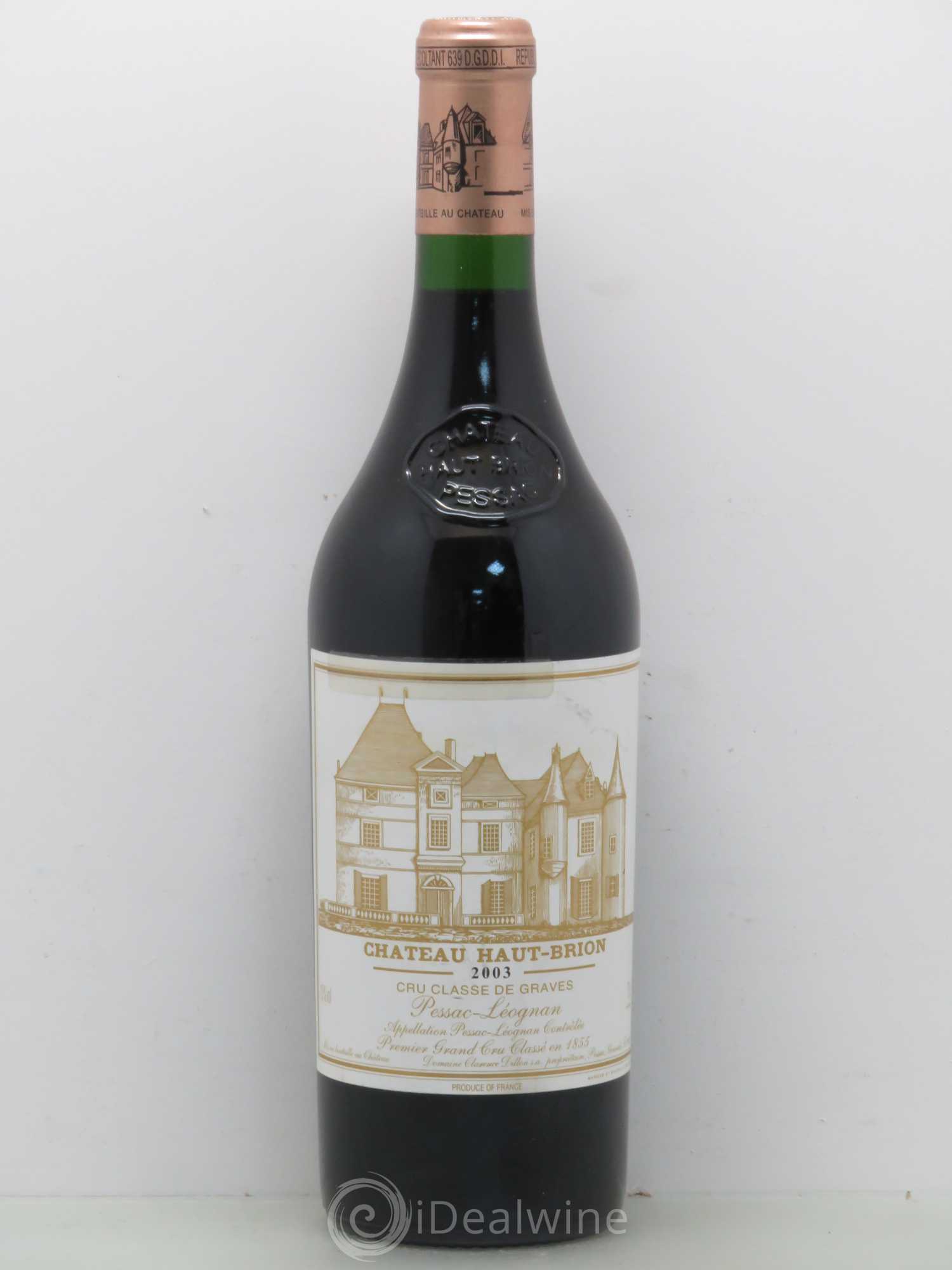 Château Haut Brion 1er Grand Cru Classé 2003 - Lot de 1 bouteille - 0