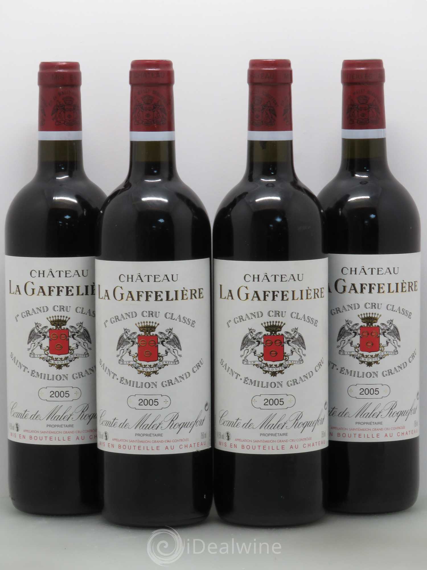 Château la Gaffelière 1er Grand Cru Classé B 2005 - Lot de 4 bouteilles - 0