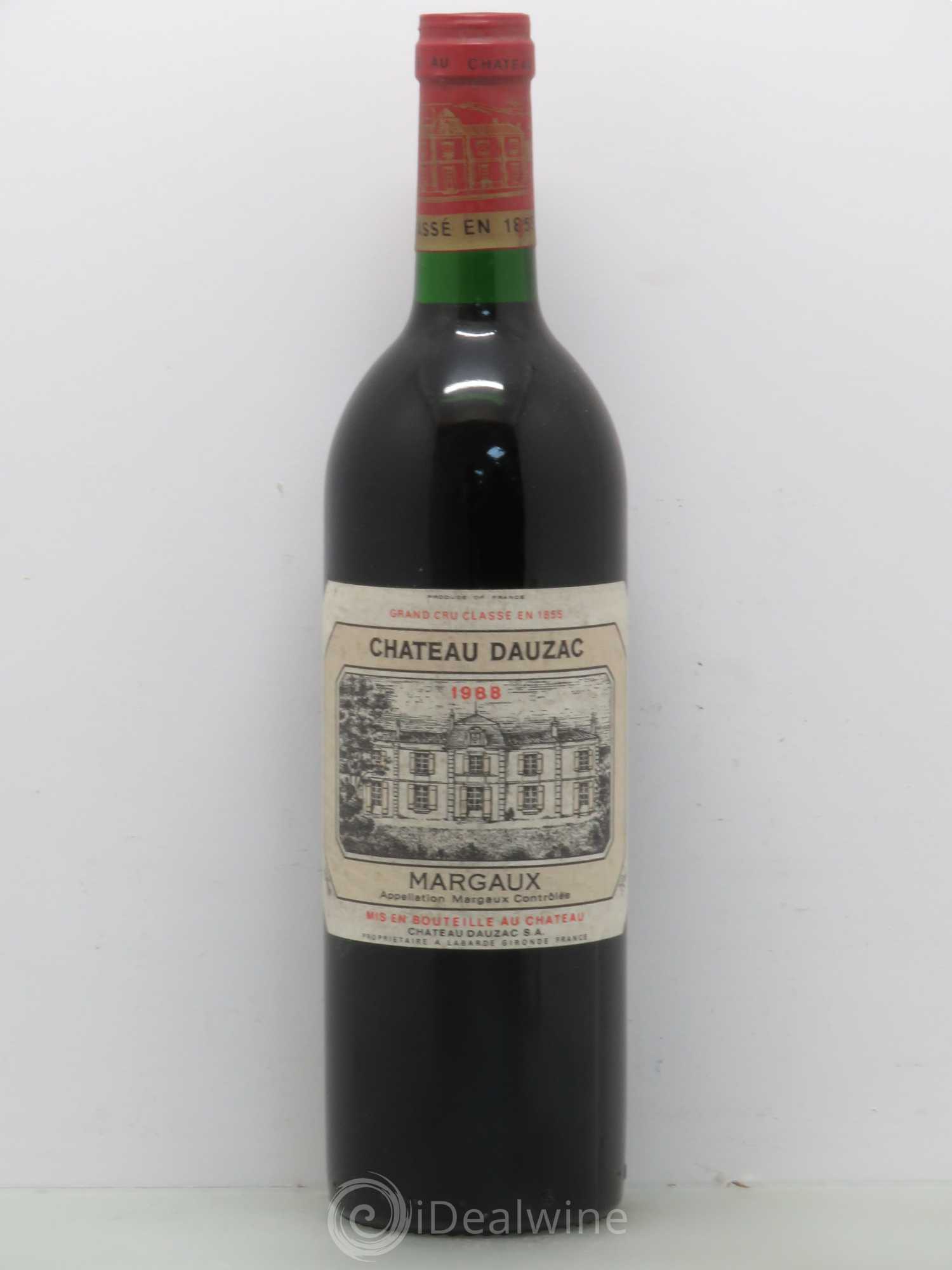 Château Dauzac 5ème Grand Cru Classé 1988 - Lot de 1 bouteille - 0