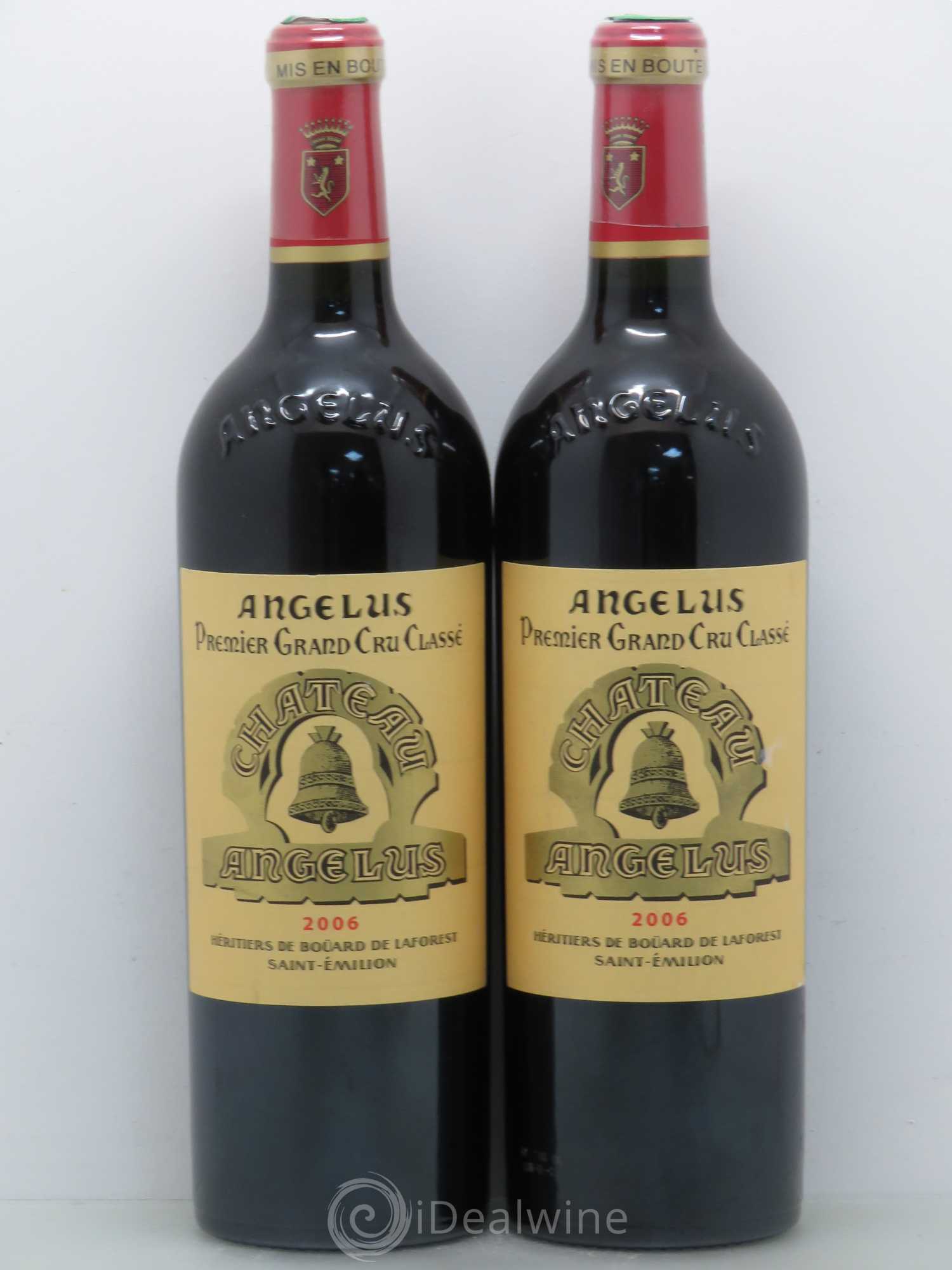 Château Angélus 1er Grand Cru Classé A 2006 - Lot de 2 bouteilles - 0