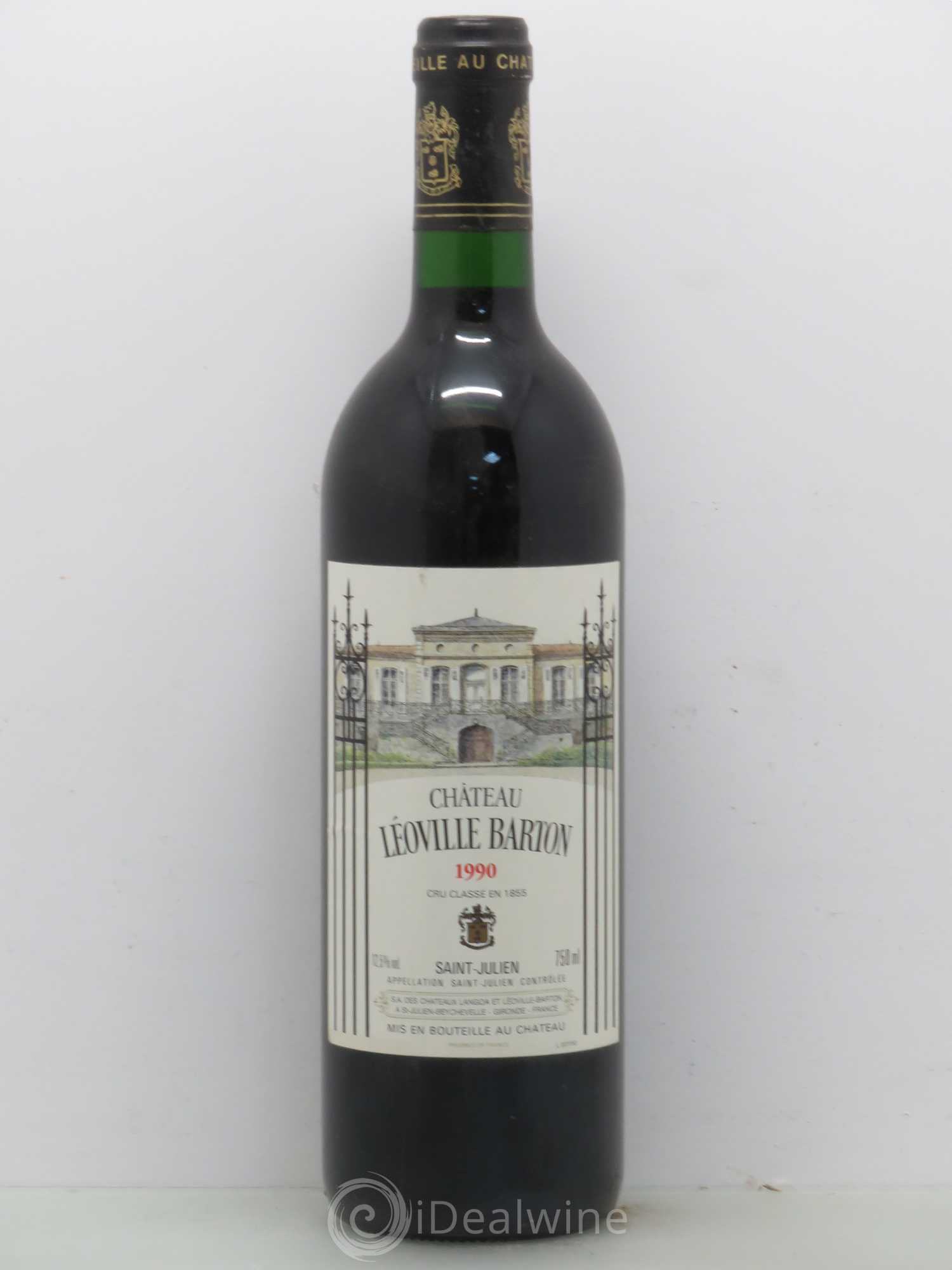 Château Léoville Barton 2ème Grand Cru Classé 1990 - Lot de 1 bouteille - 0