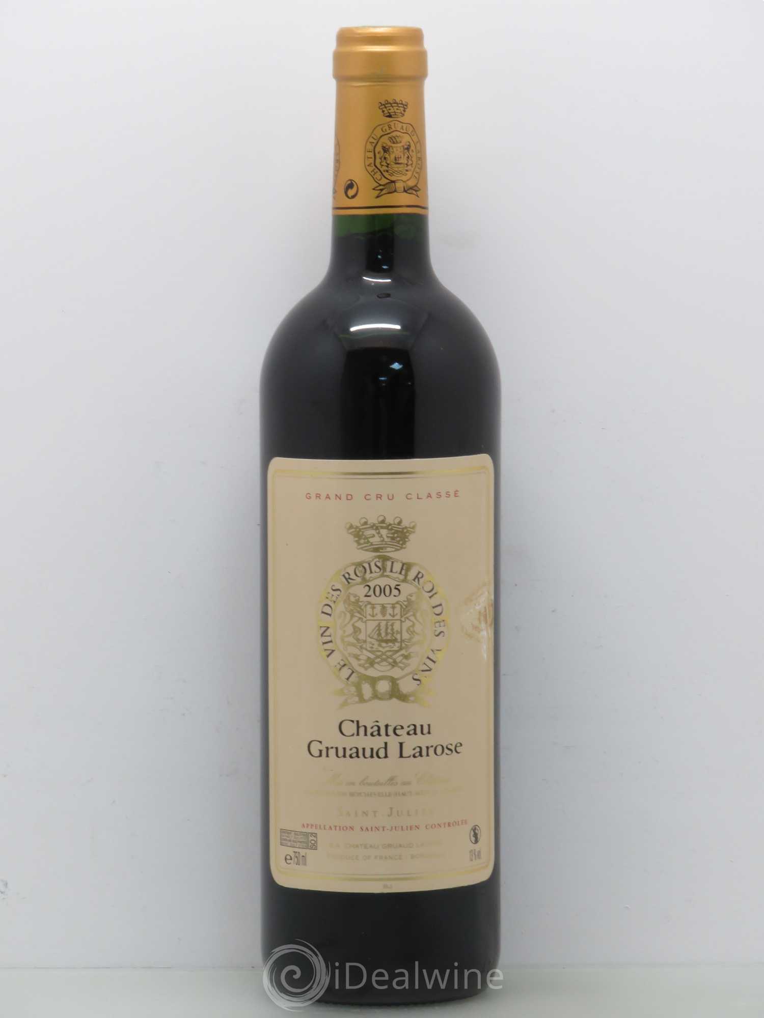 Château Gruaud Larose 2ème Grand Cru Classé 2005 - Lot de 1 bouteille - 0