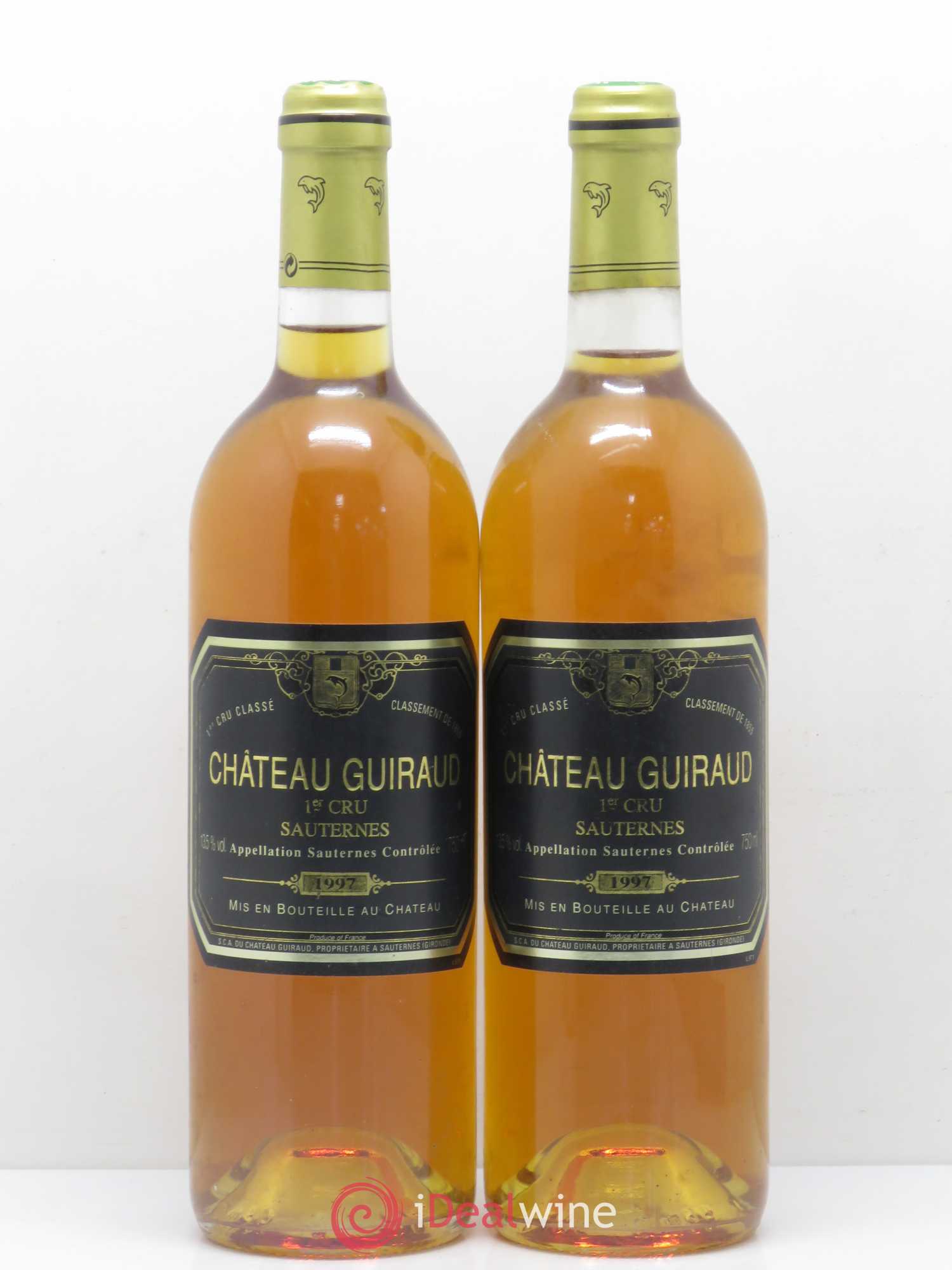 Château Guiraud 1er Grand Cru Classé 1997 - Lotto di 2 bottiglie - 0
