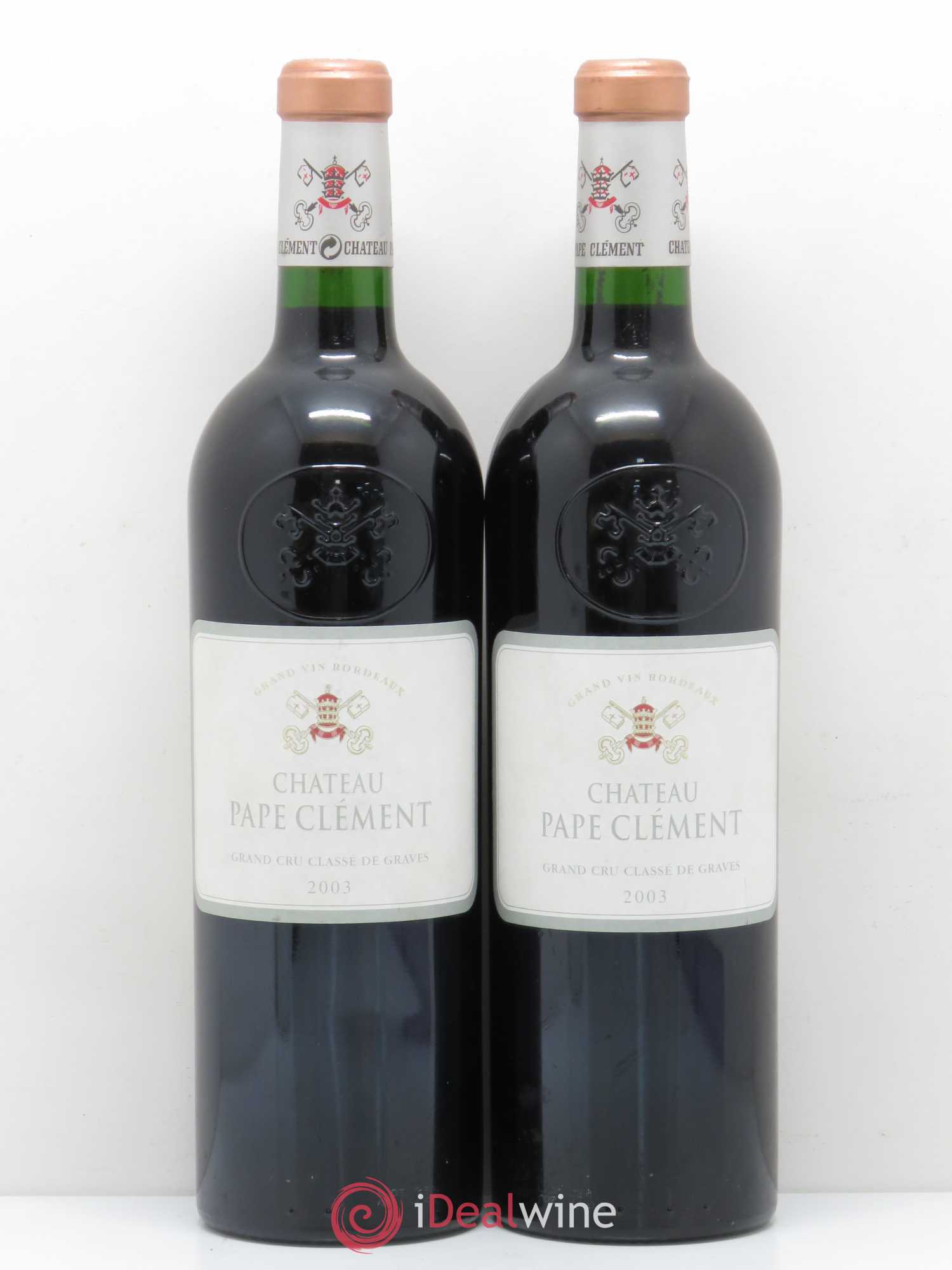 Château Pape Clément Cru Classé de Graves 2003 - Lot de 2 bouteilles - 0