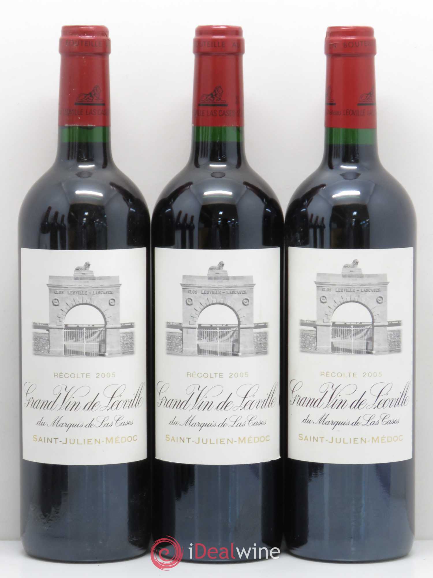 Château Léoville Las Cases 2ème Grand Cru Classé 2005 - Lot de 6 bouteilles - 1