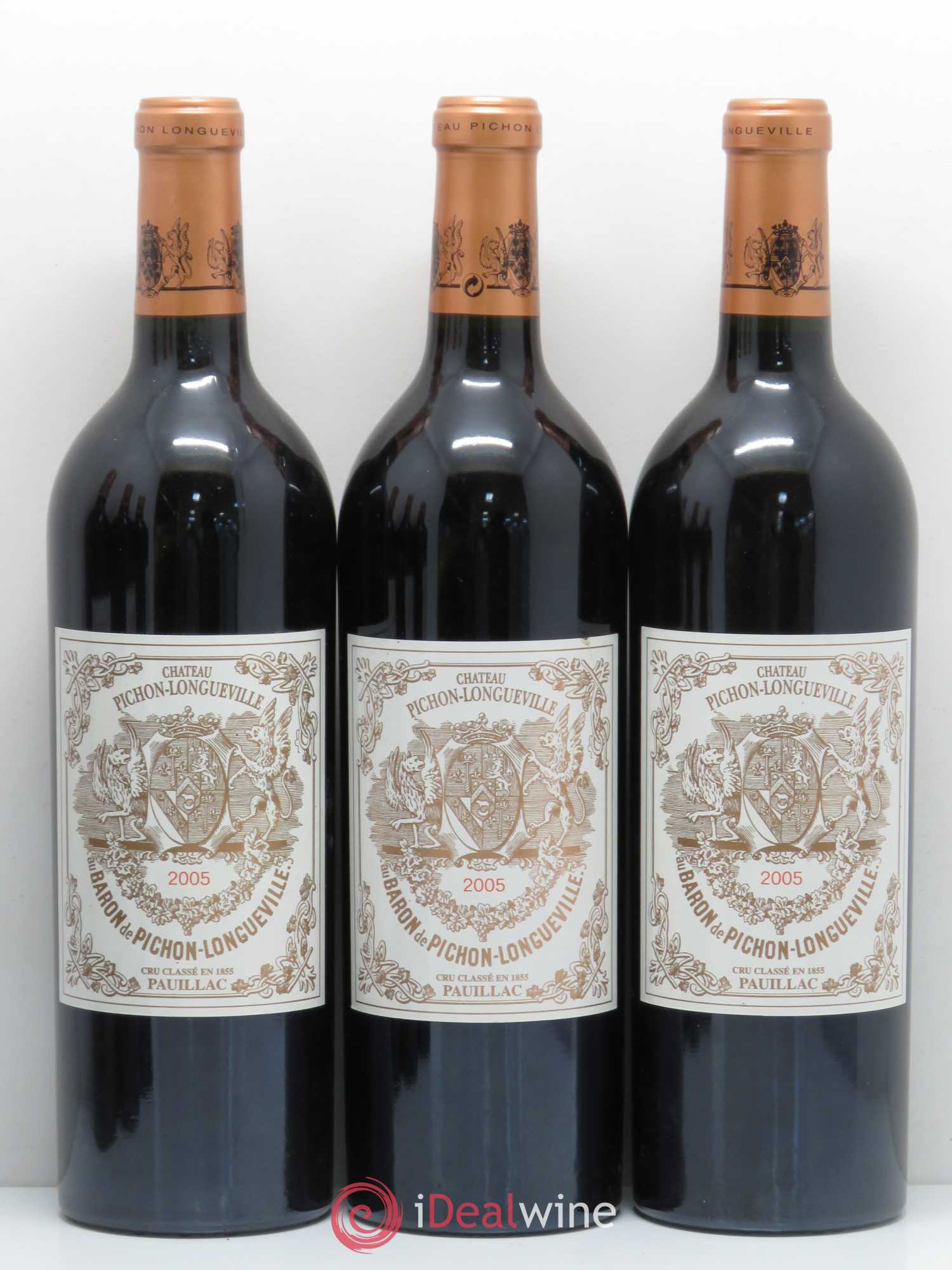 Pichon Longueville Baron 2ème Grand Cru Classé 2005 - Lot de 6 bouteilles - 1