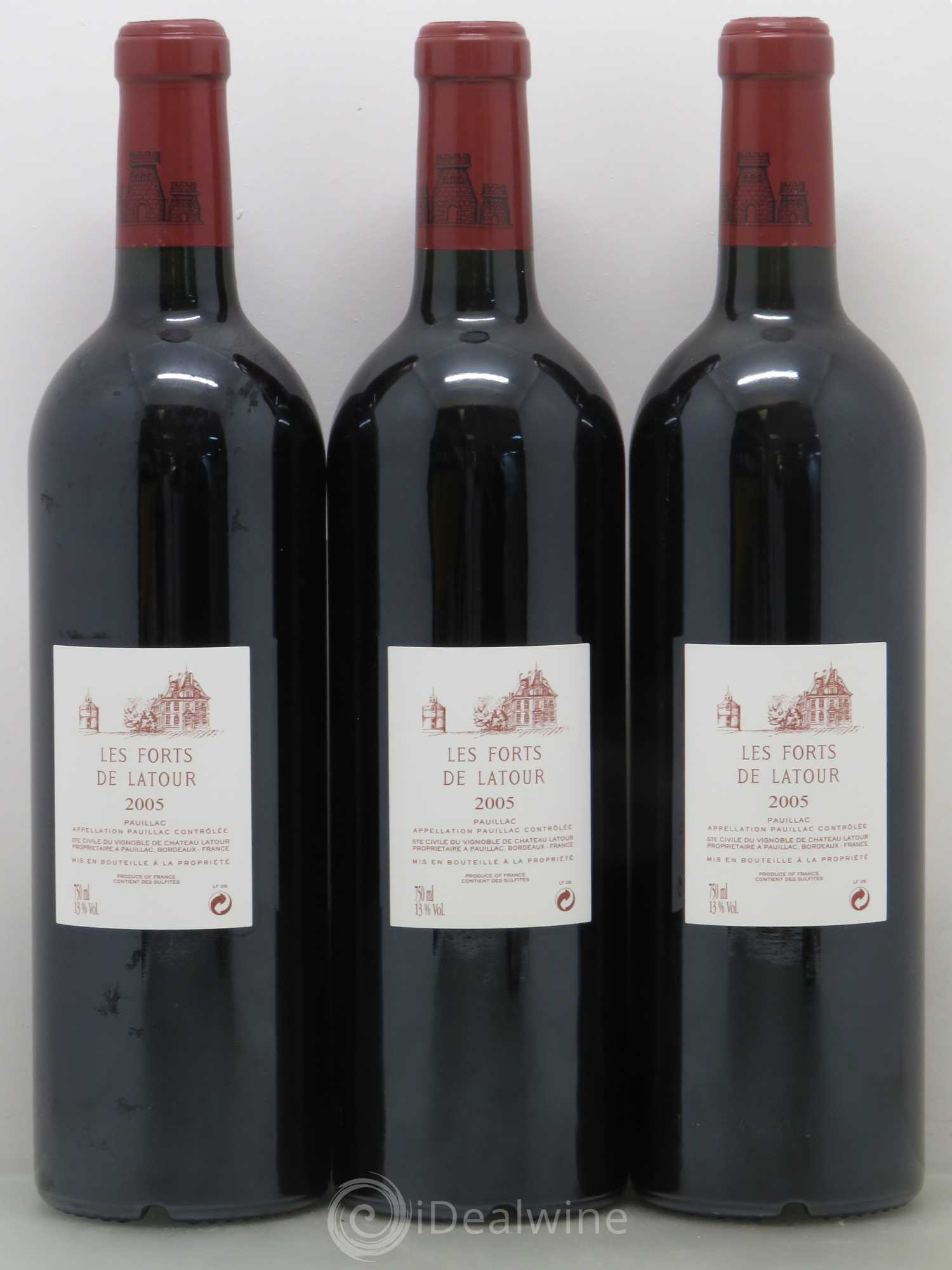 Les Forts de Latour Second Vin 2005 - Lot de 3 bouteilles - 1