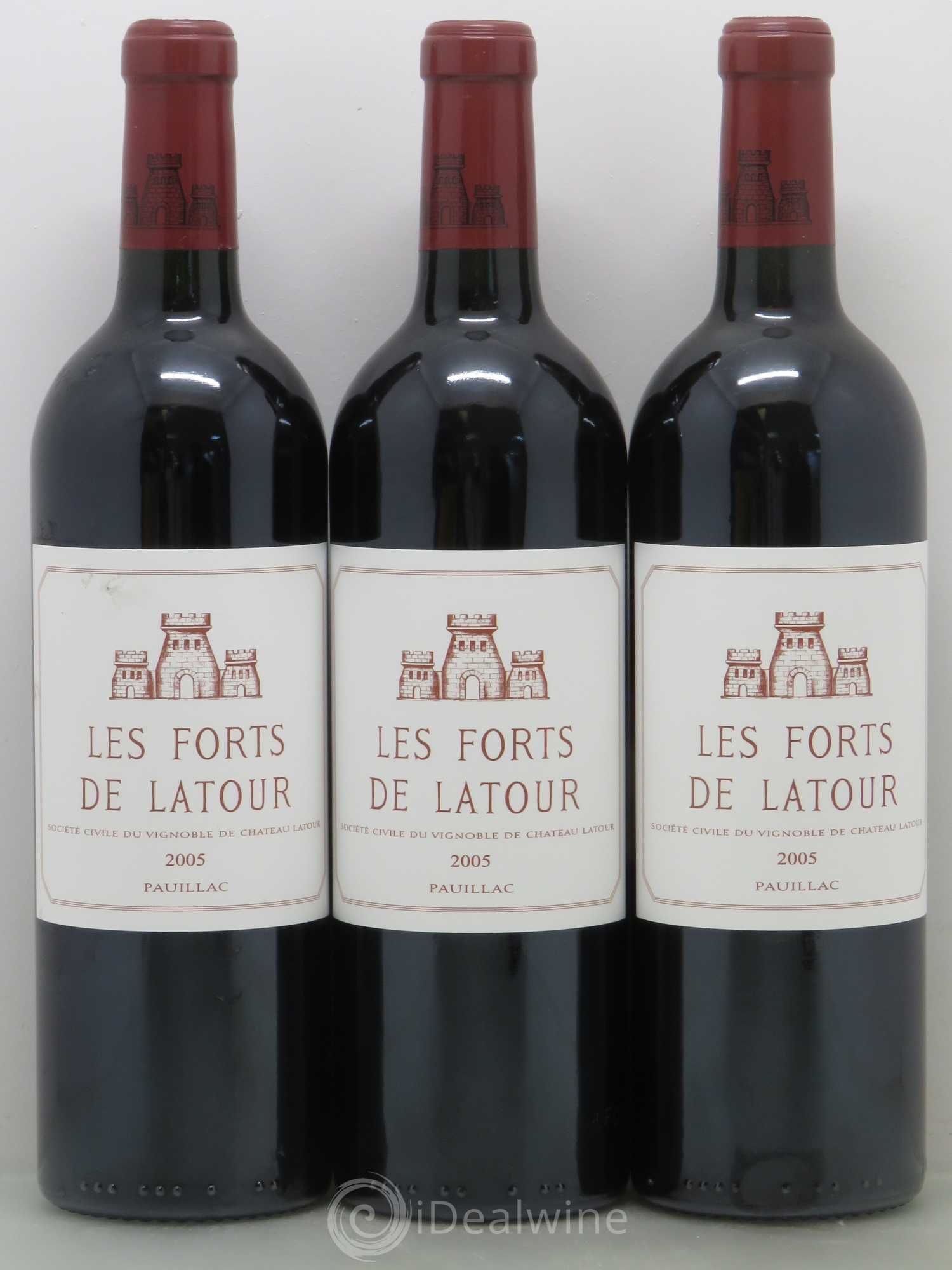 Les Forts de Latour Second Vin 2005 - Lot de 3 bouteilles - 0