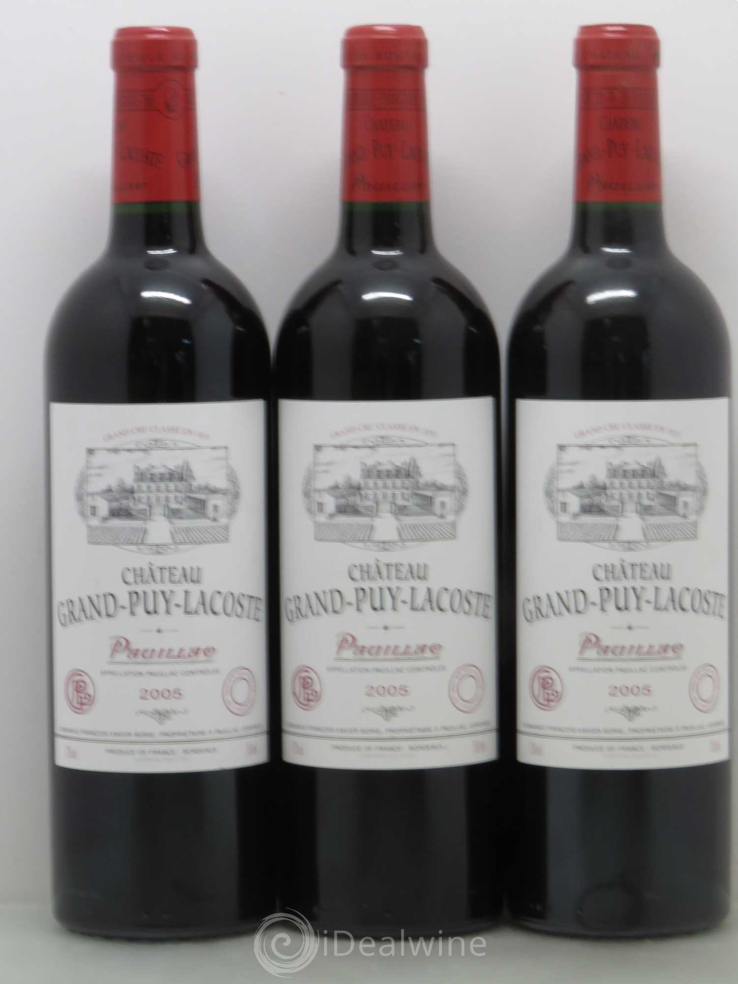 Château Grand Puy Lacoste 5ème Grand Cru Classé 2005 - Lot de 6 bouteilles - 2