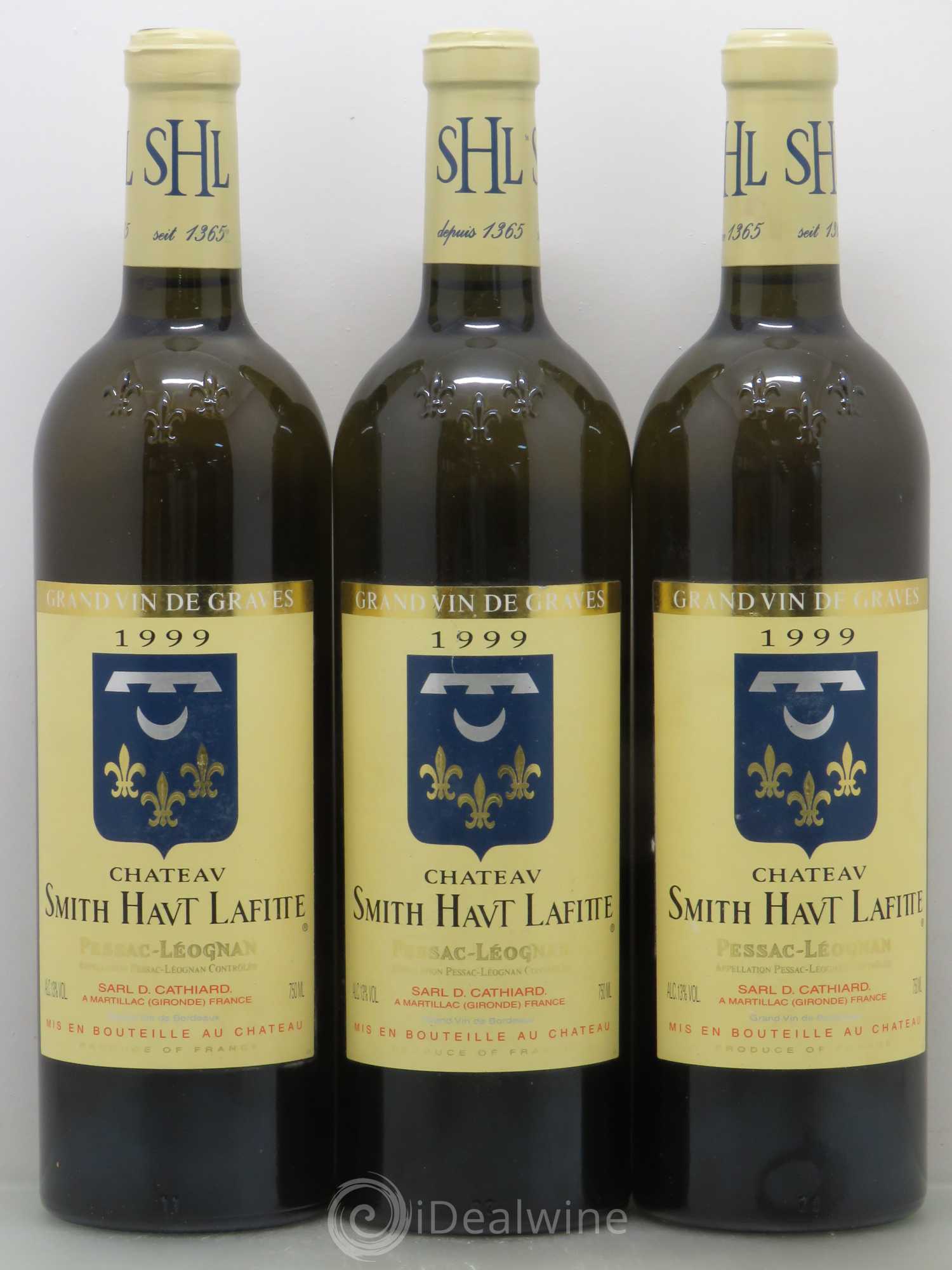 Château Smith Haut Lafitte 1999 - Lot de 3 bouteilles - 0