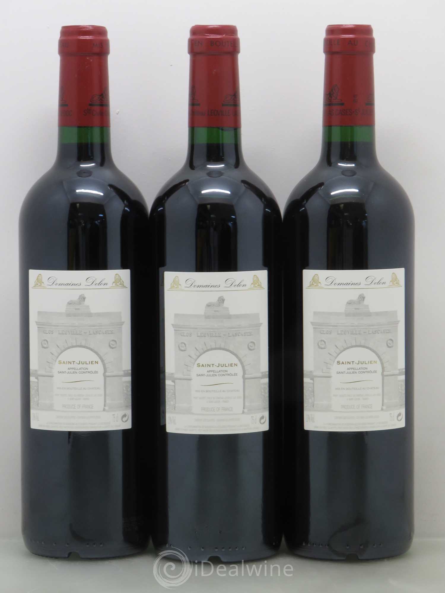 Château Léoville Las Cases 2ème Grand Cru Classé 2005 - Lot de 3 bouteilles - 1