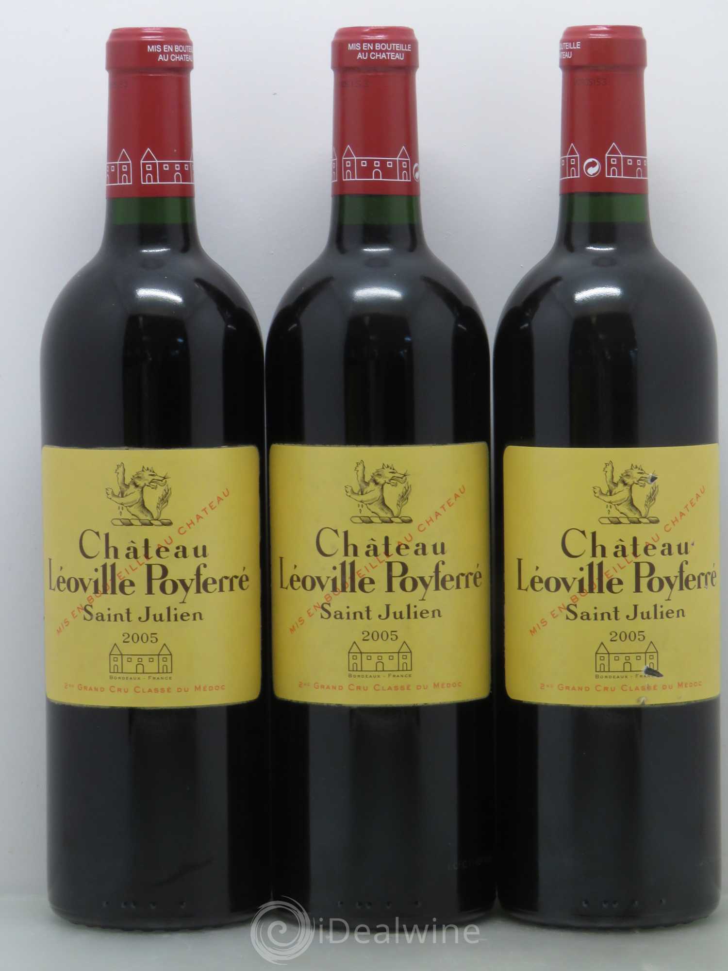 Château Léoville Poyferré 2ème Grand Cru Classé 2005 - Lot de 6 bouteilles - 2
