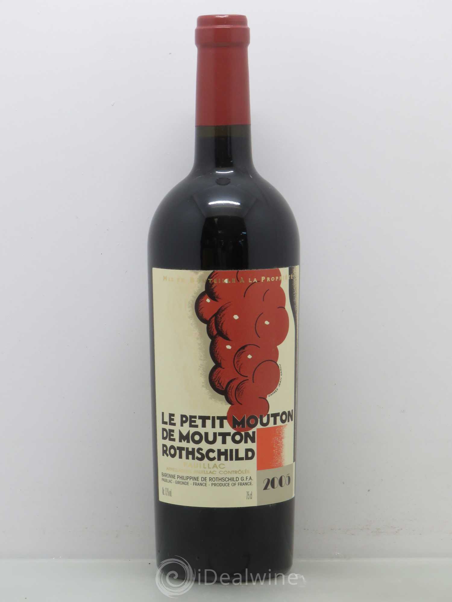 Petit Mouton Second Vin 2005 - Lot de 1 bouteille - 0