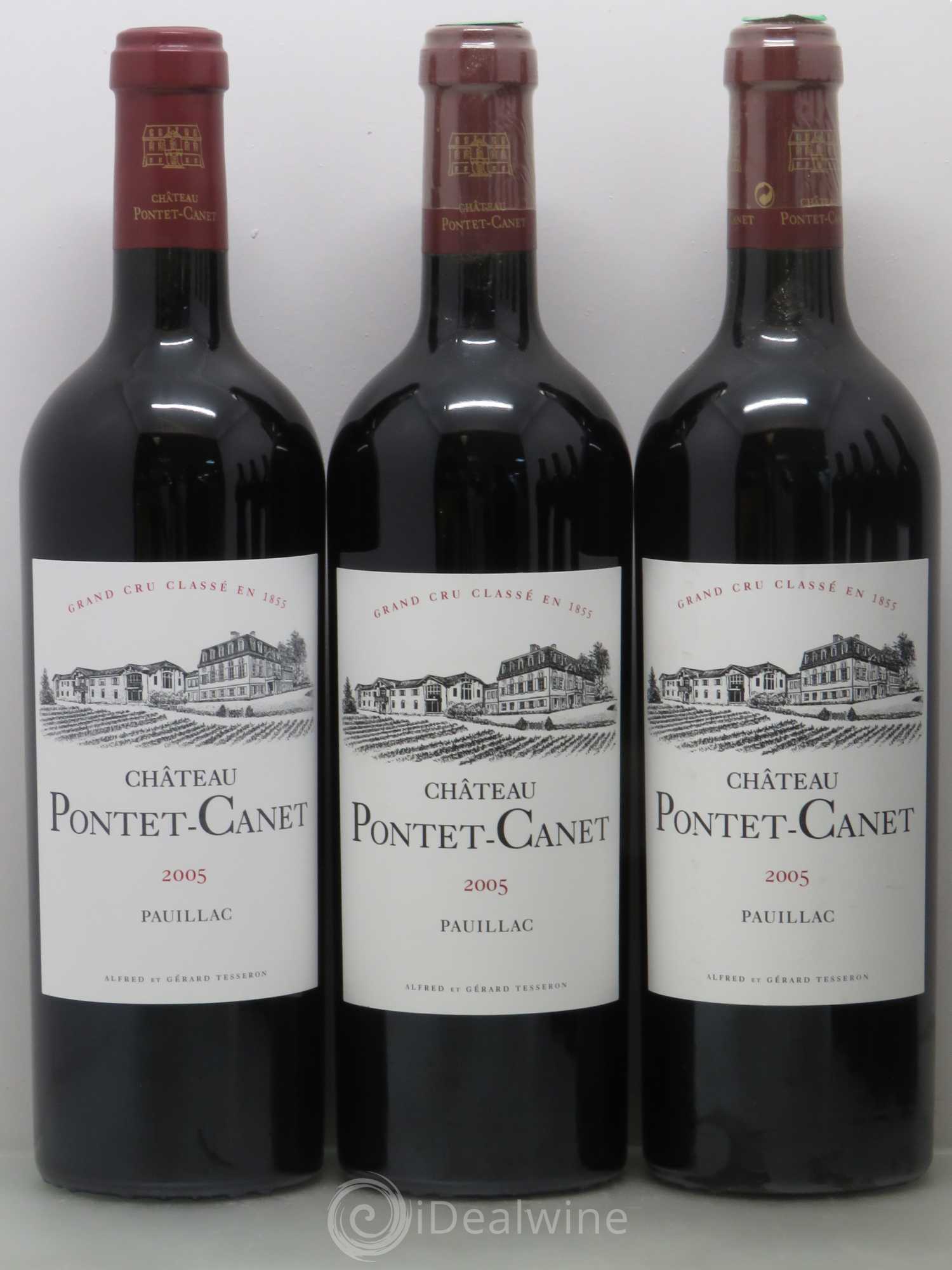 Château Pontet Canet 5ème Grand Cru Classé 2005 - Lot de 10 bouteilles - 2