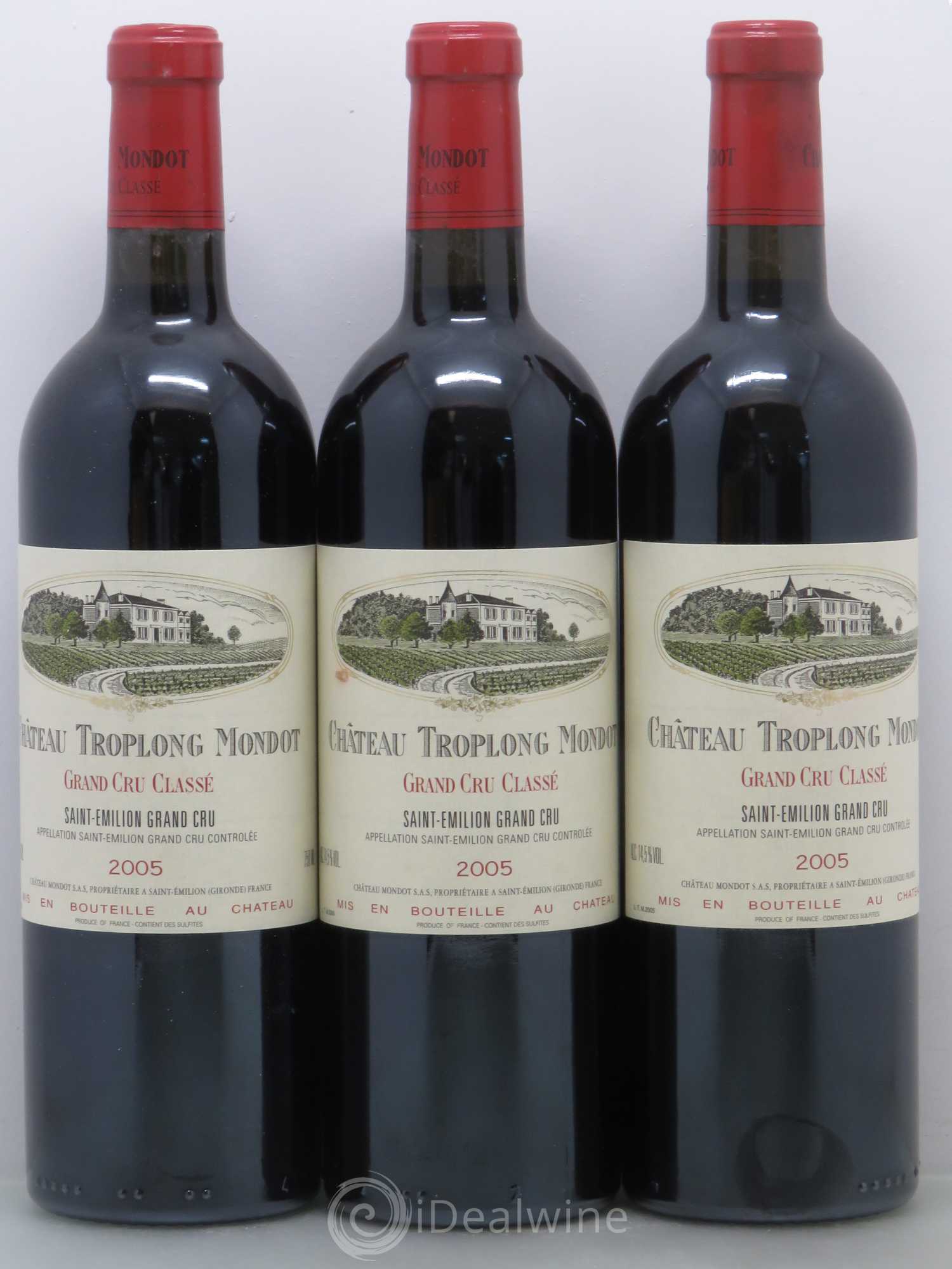 Château Troplong Mondot 1er Grand Cru Classé B 2005 - Lot de 12 bouteilles - 4