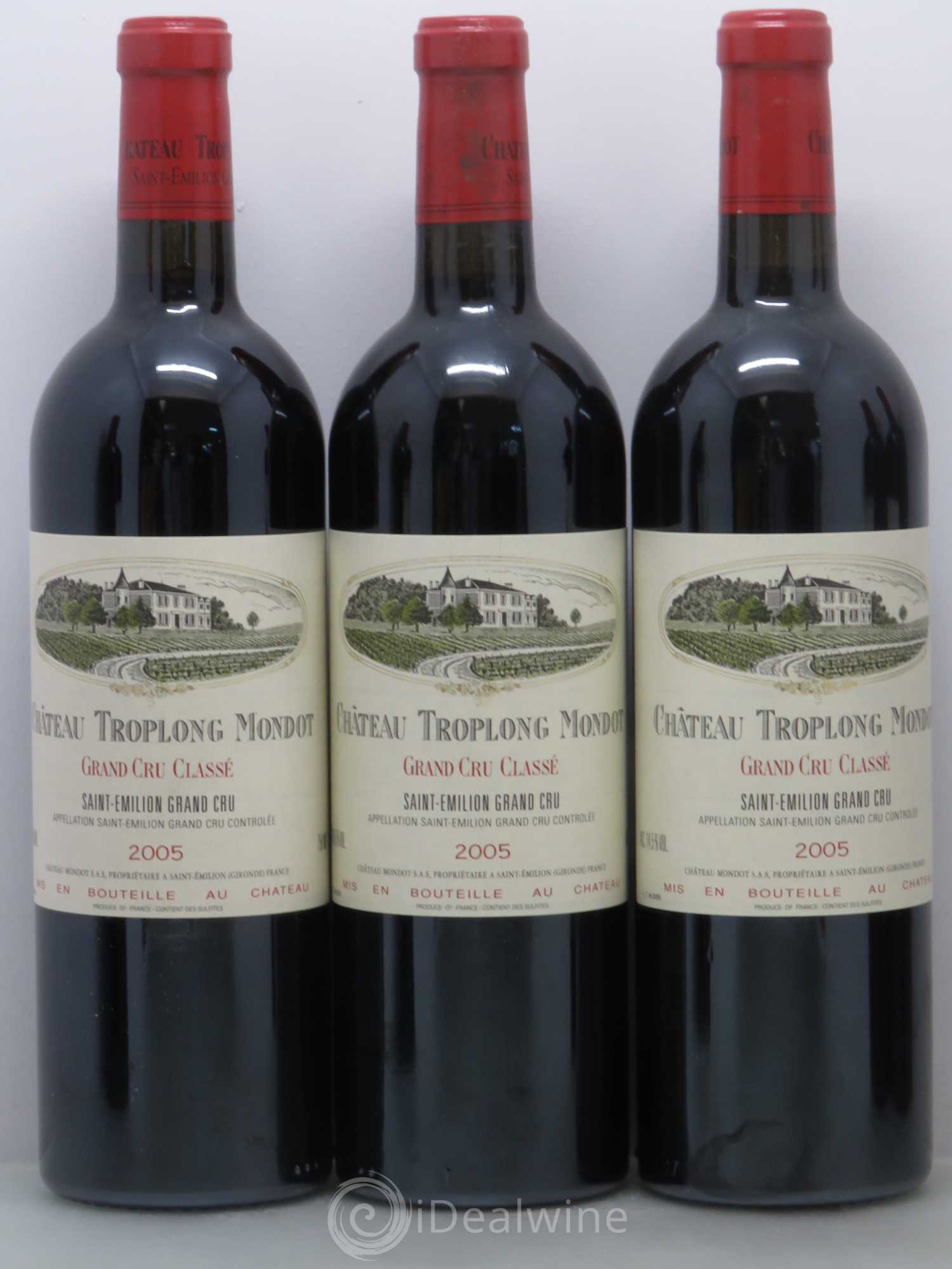 Château Troplong Mondot 1er Grand Cru Classé B 2005 - Lotto di 12 bottiglie - 3