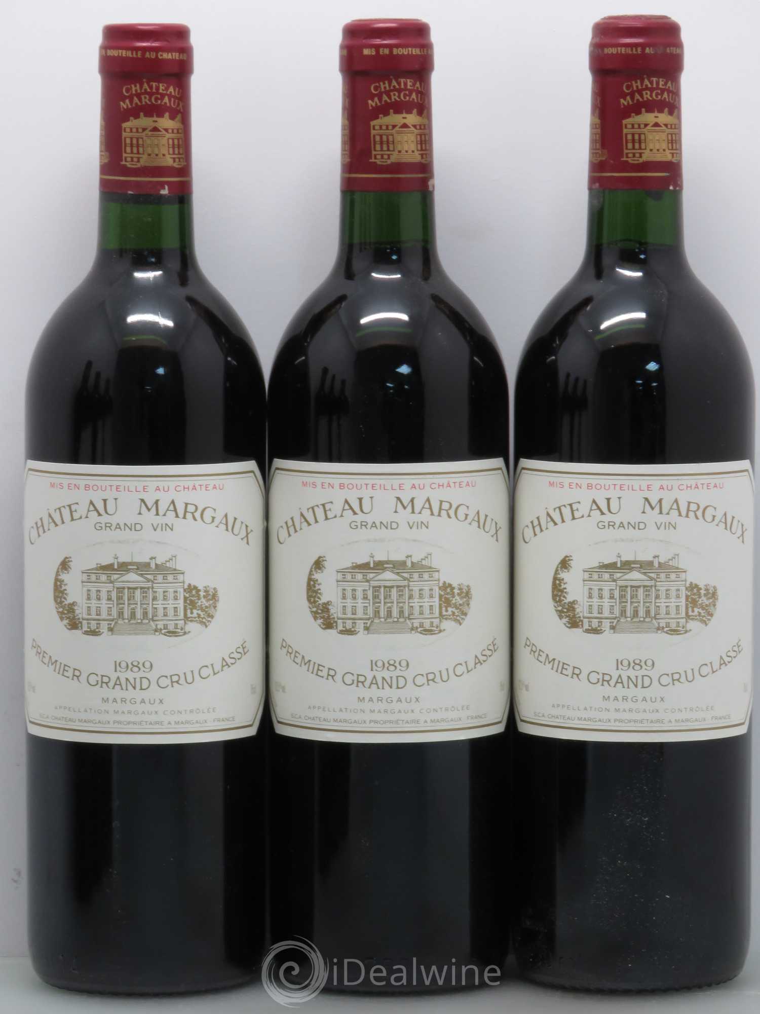 Château Margaux 1er Grand Cru Classé 1989 - Lot de 6 bouteilles - 1
