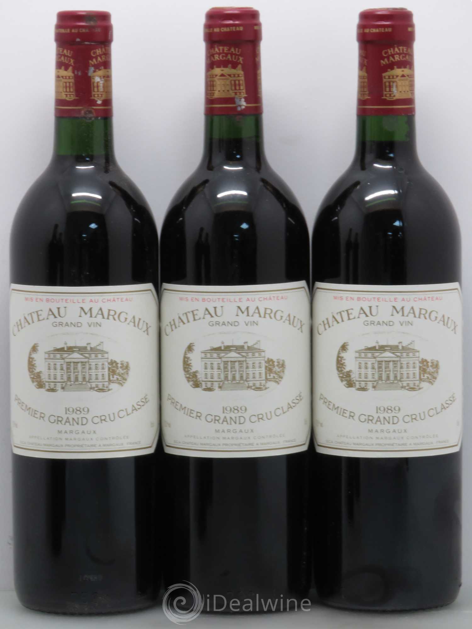 Château Margaux 1er Grand Cru Classé 1989 - Lot de 5 bouteilles - 1