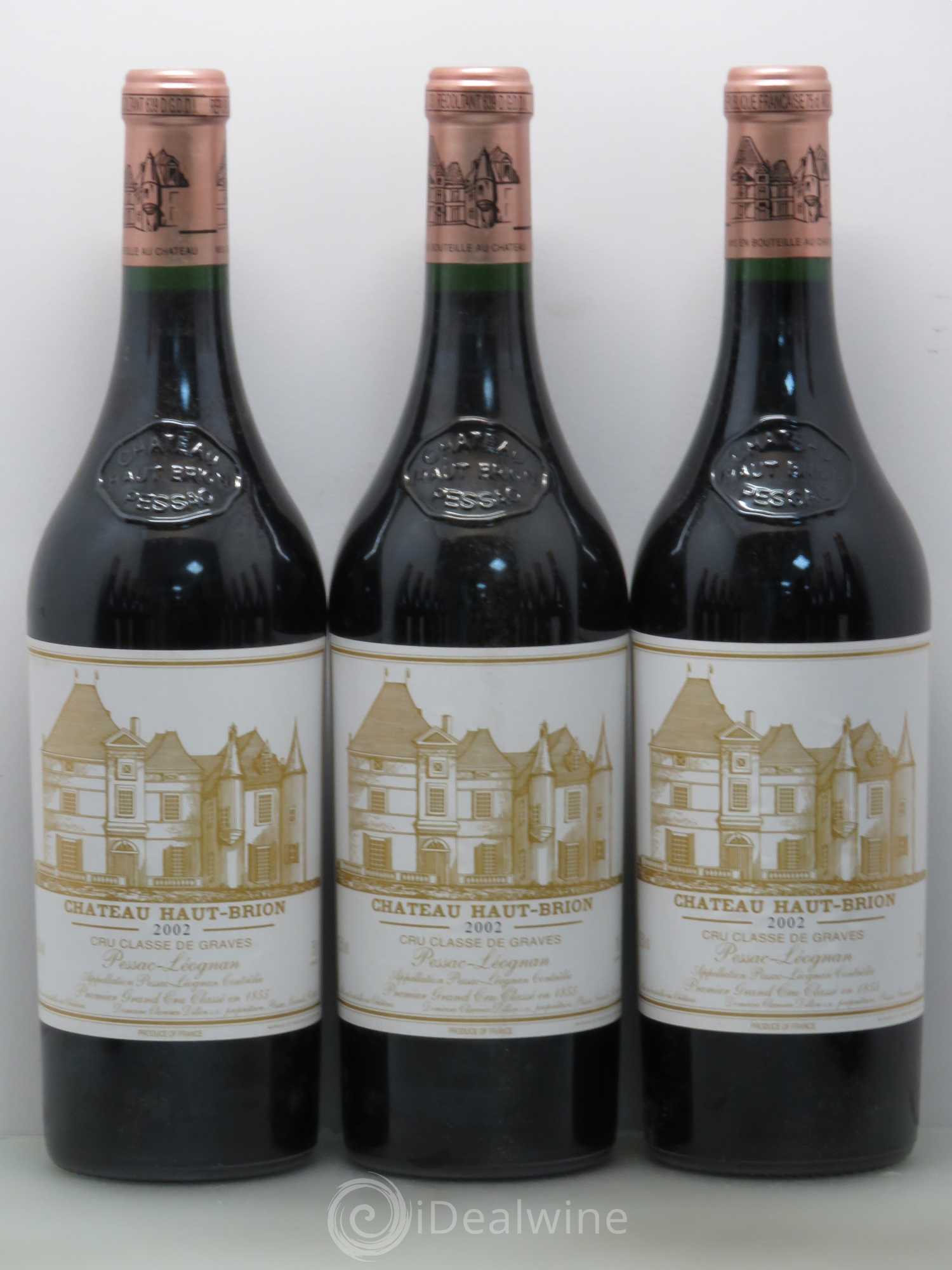 Château Haut Brion 1er Grand Cru Classé 2002 - Lot de 12 bouteilles - 1