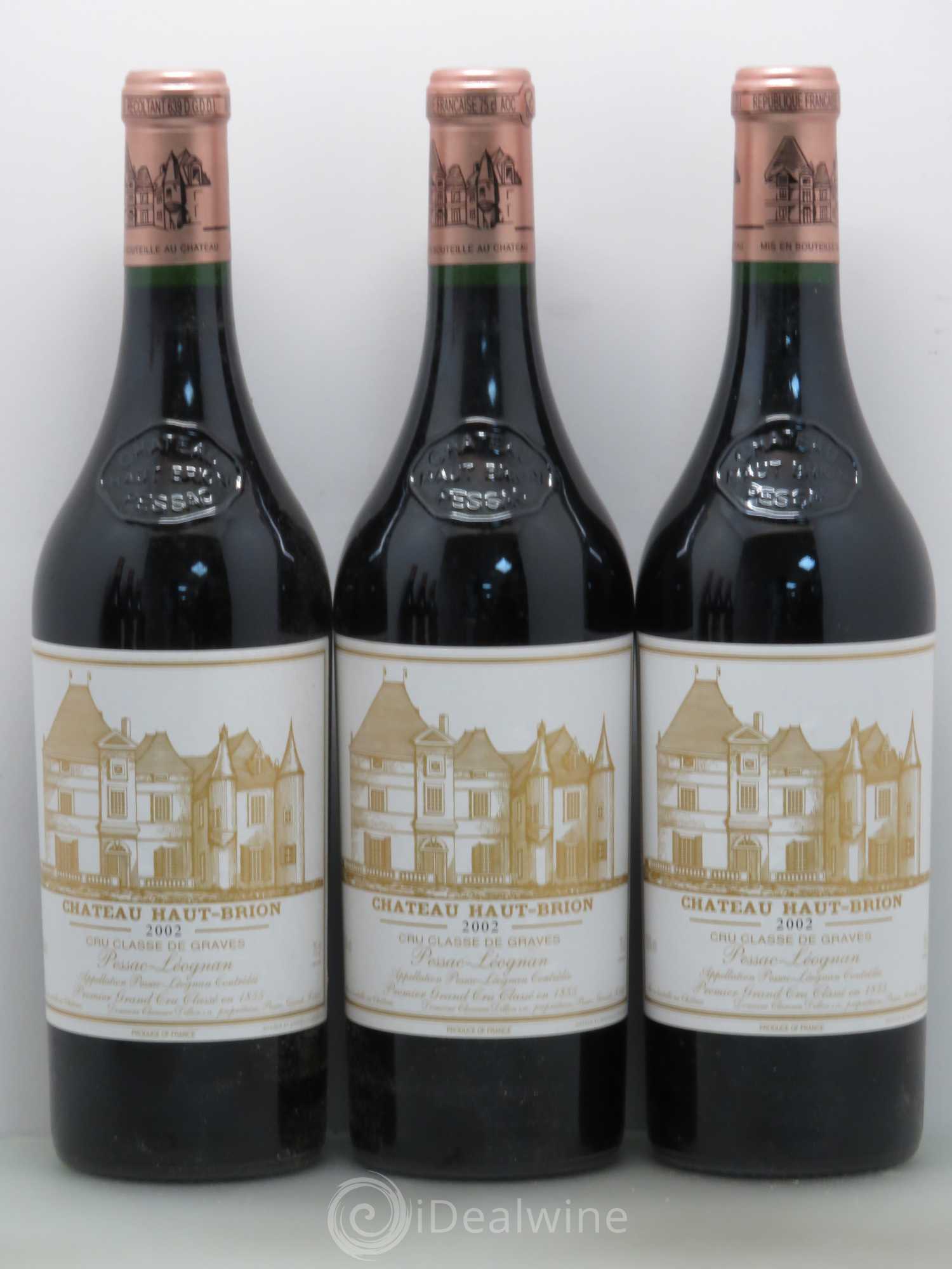 Château Haut Brion 1er Grand Cru Classé 2002 - Lot de 12 bouteilles - 3