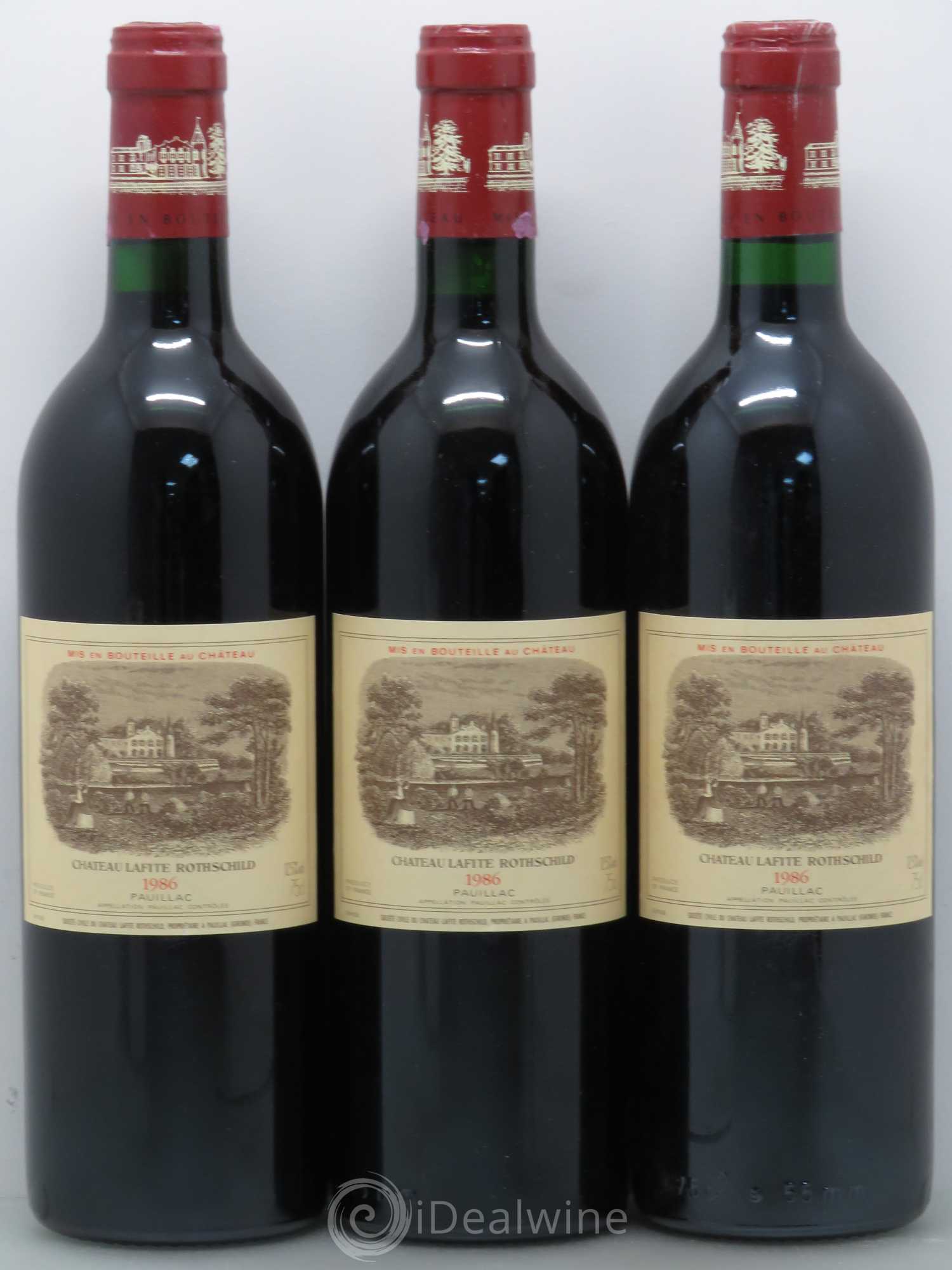 Château Lafite Rothschild 1er Grand Cru Classé 1986 - Lot de 6 bouteilles - 2