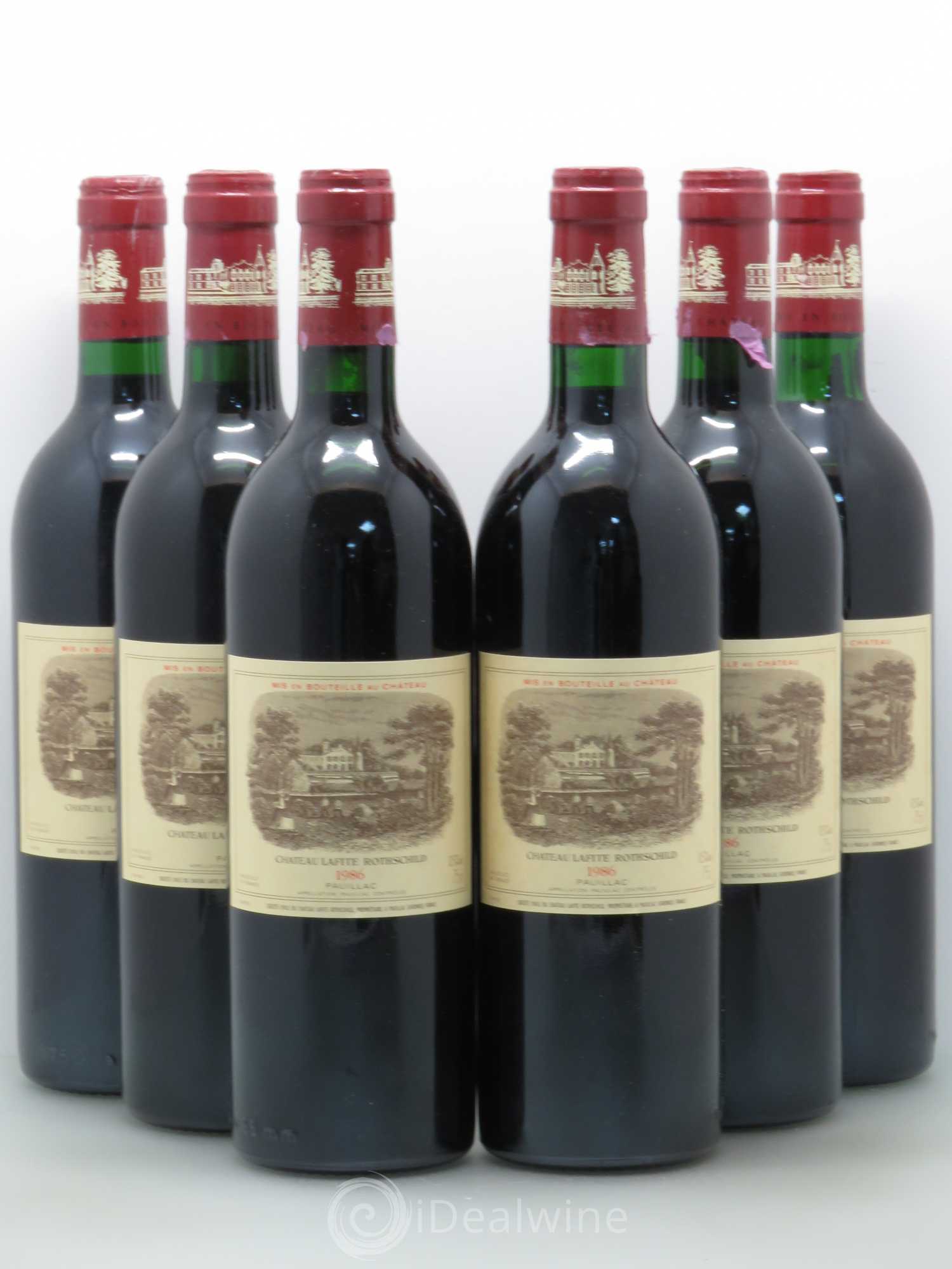 Château Lafite Rothschild 1er Grand Cru Classé 1986 - Lot de 6 bouteilles - 0