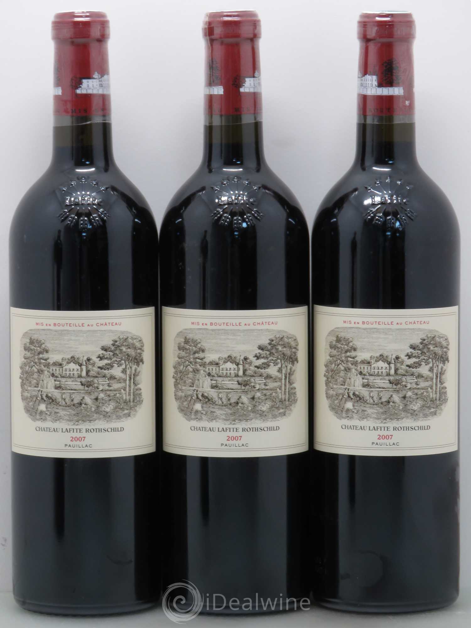 Château Lafite Rothschild 1er Grand Cru Classé 2007 - Lot de 12 bouteilles - 1