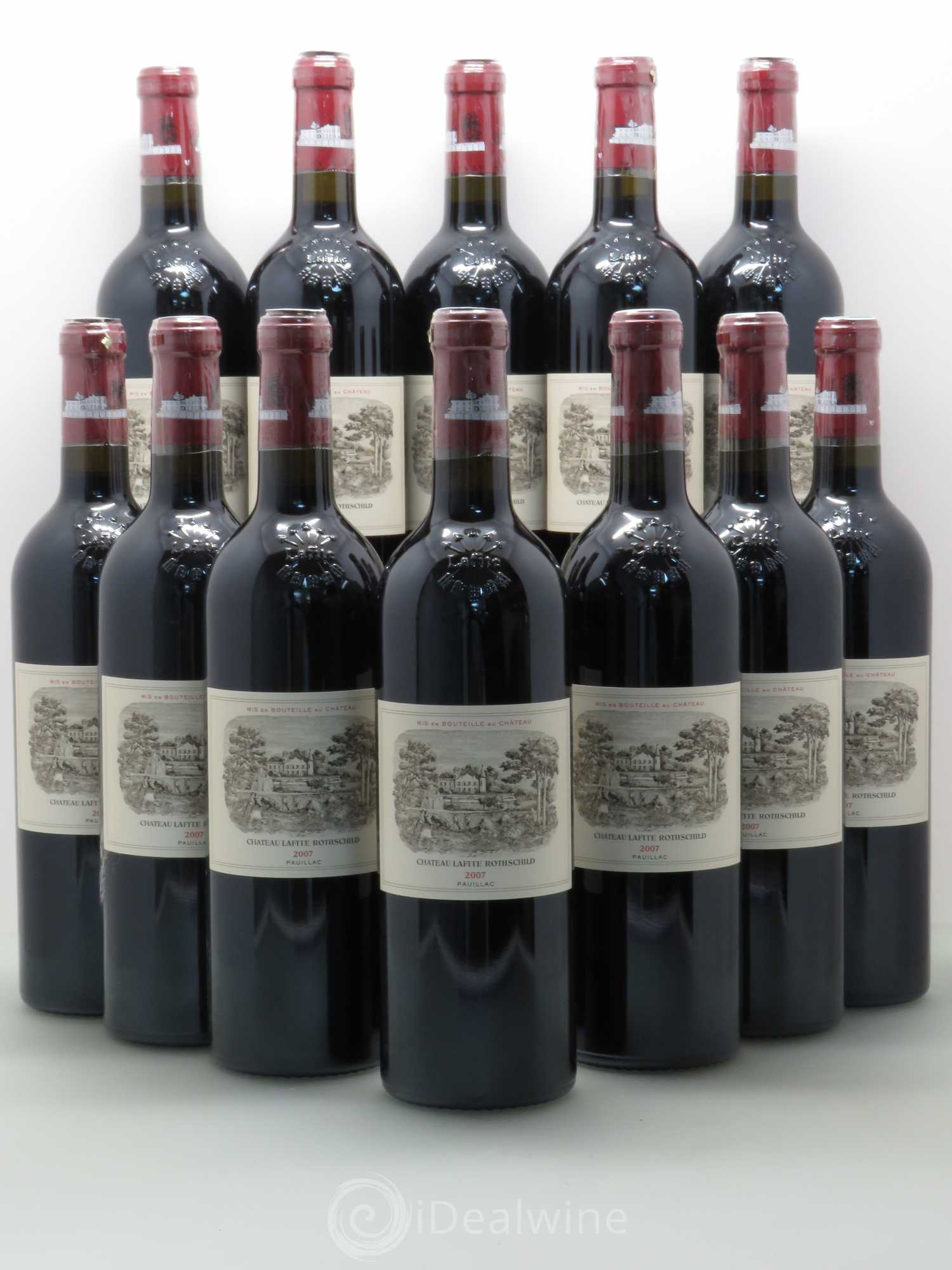 Château Lafite Rothschild 1er Grand Cru Classé 2007 - Lot de 12 bouteilles - 0