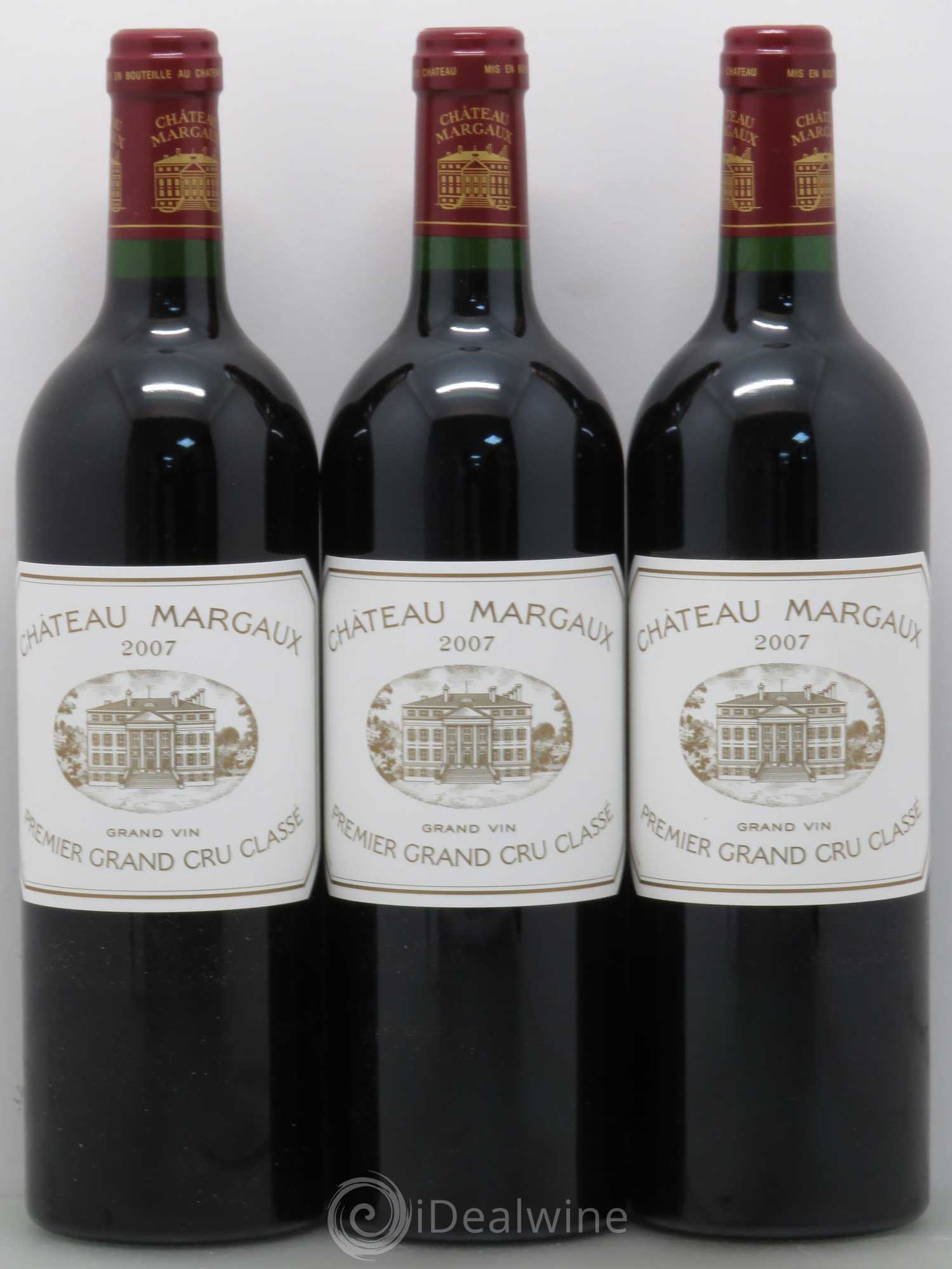 Château Margaux 1er Grand Cru Classé 2007 - Lot de 12 bouteilles - 1