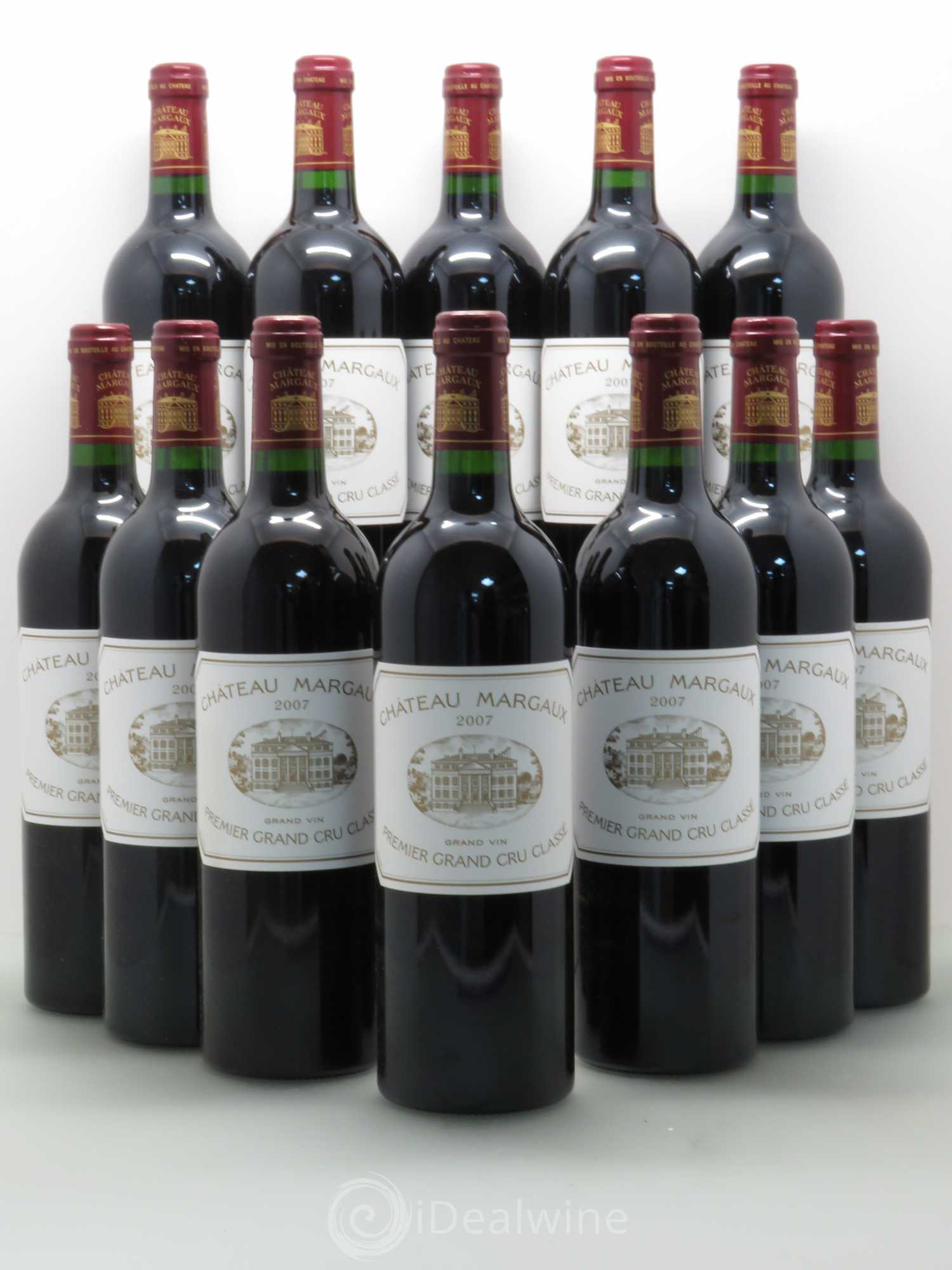Château Margaux 1er Grand Cru Classé 2007 - Lot de 12 bouteilles - 0
