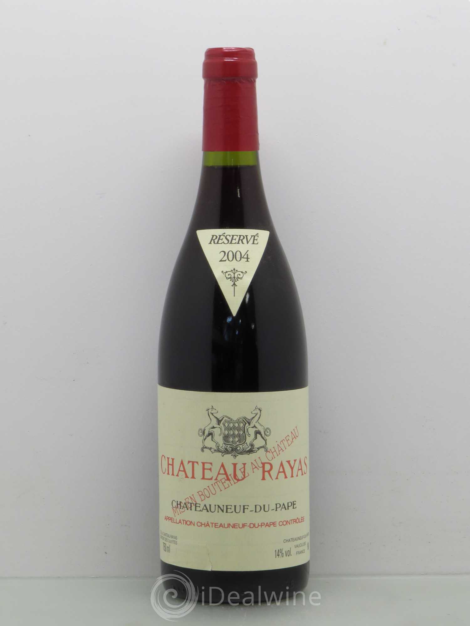 Châteauneuf-du-Pape Château Rayas Emmanuel Reynaud 2004 - Lot de 1 bouteille - 0