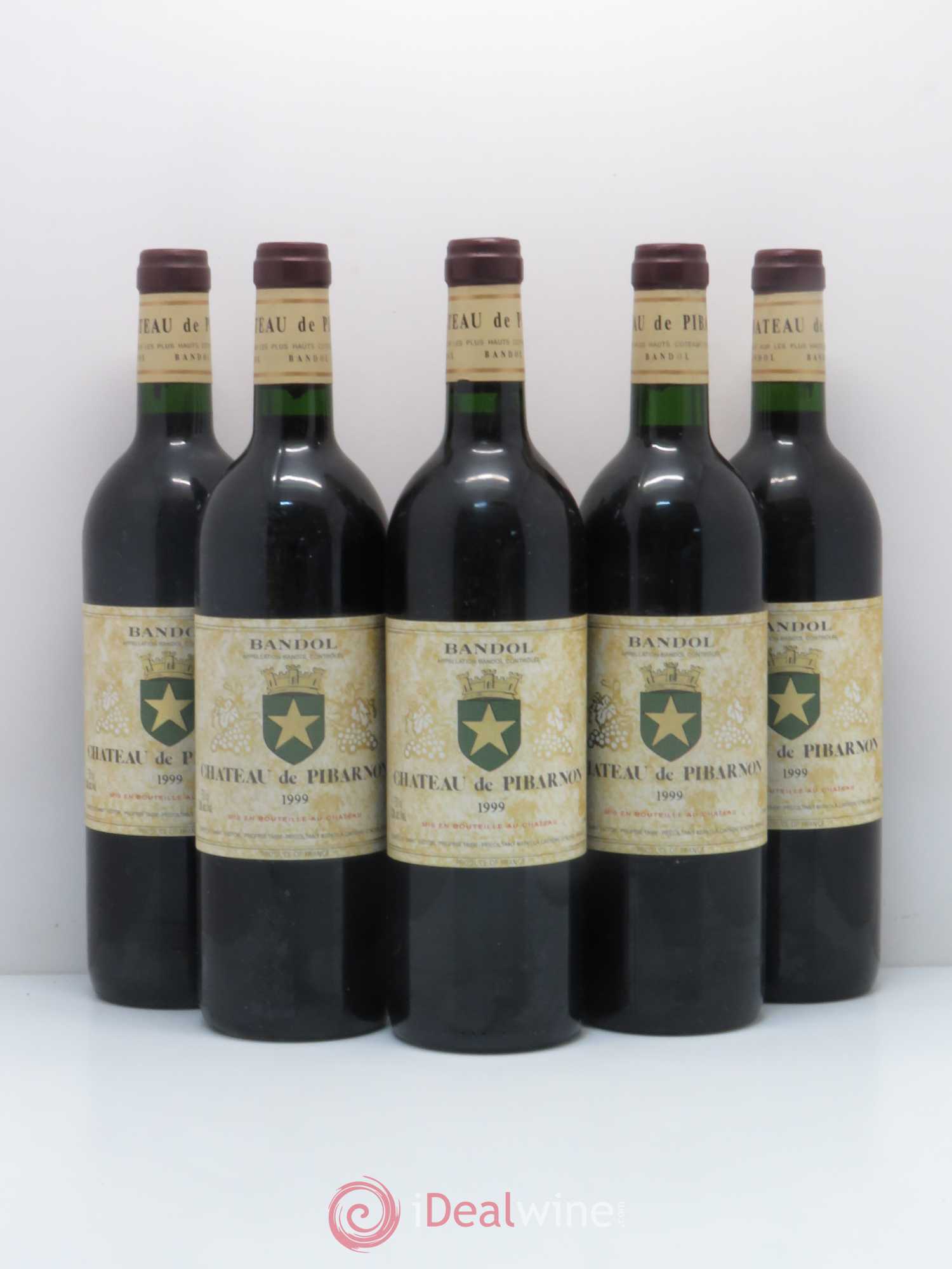 Bandol Château de Pibarnon Comte de Saint-Victor 1999 - Lot de 5 bouteilles - 0