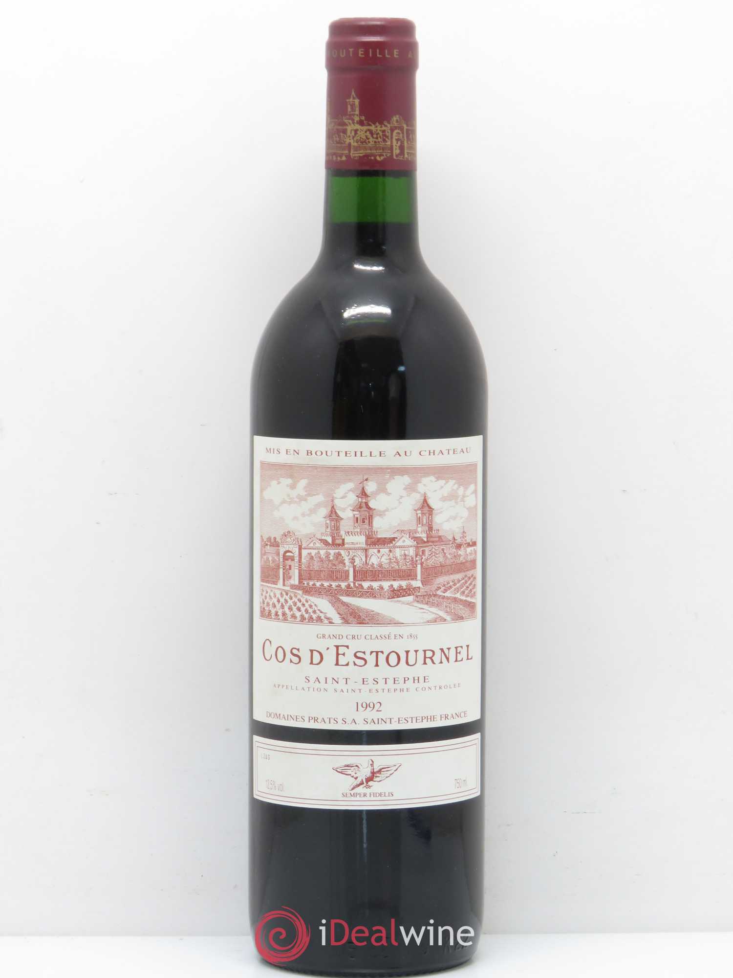 Cos d'Estournel 2ème Grand Cru Classé 1992 - Lot de 1 bouteille - 0
