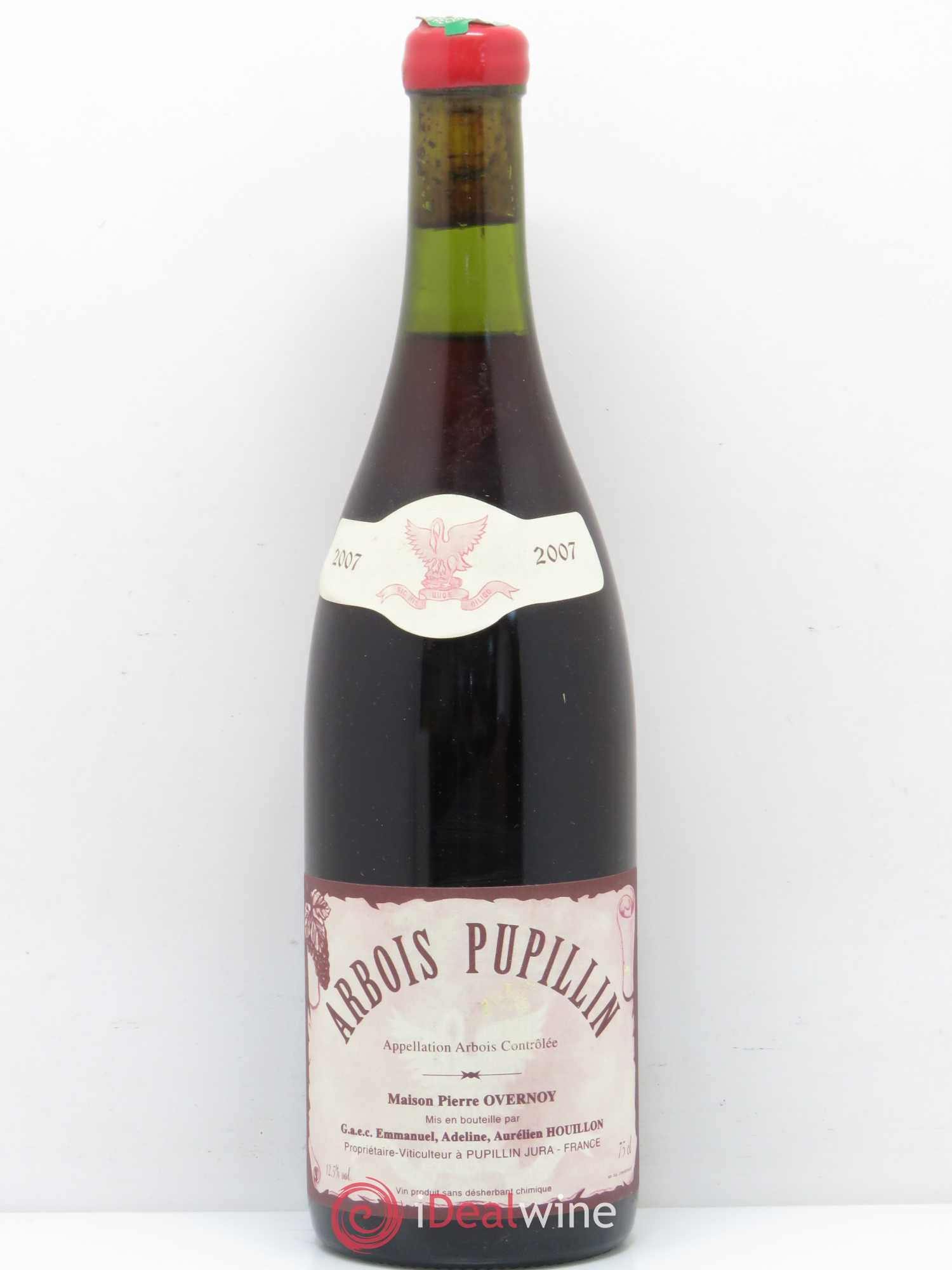 Arbois-Pupillin Poulsard (cire rouge) Overnoy-Houillon (Domaine) 2007 - Lot de 1 bouteille - 0