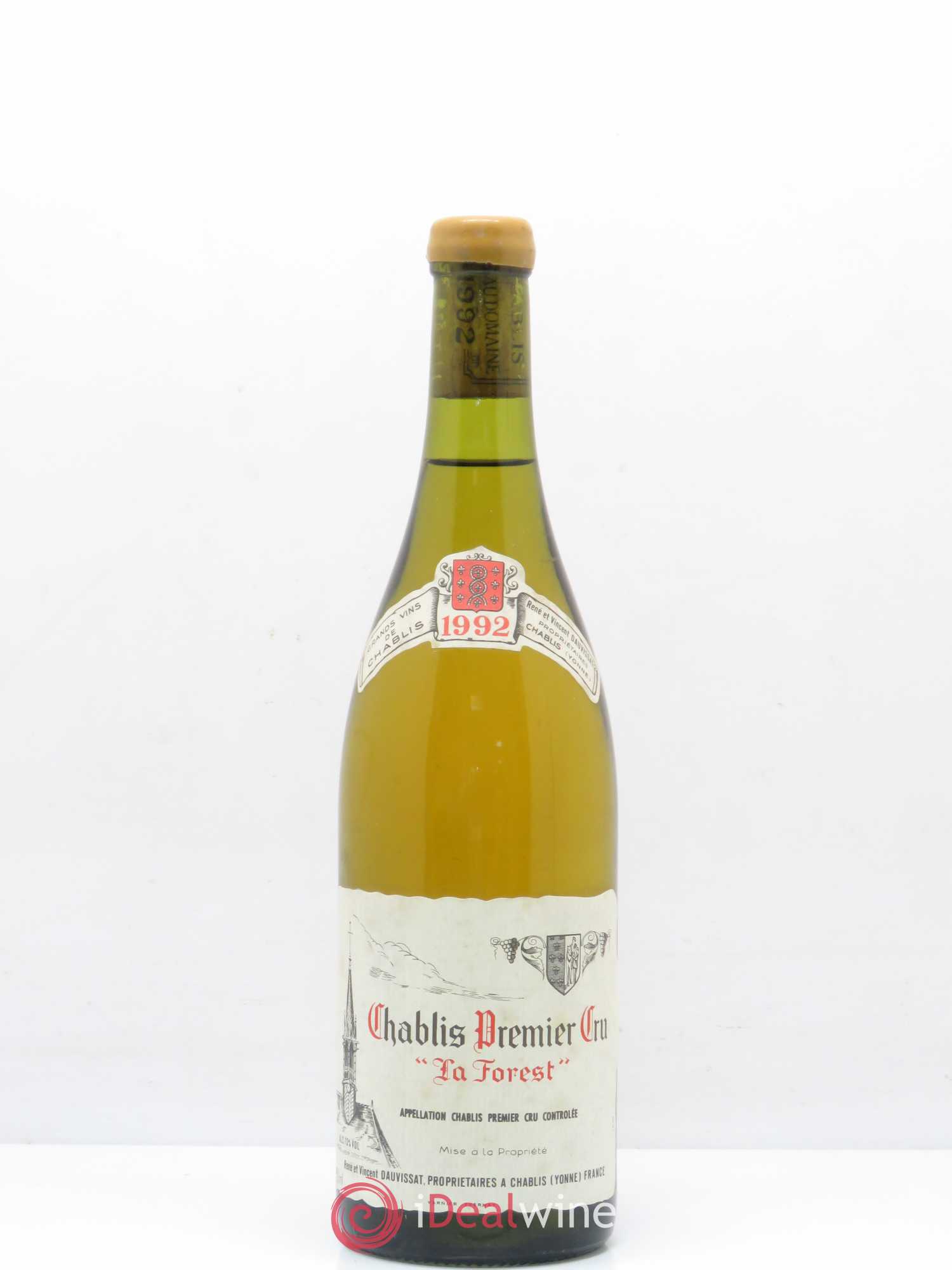 Chablis 1er Cru La Forest Vincent Dauvissat (Domaine) 1992 - Lot de 1 bouteille - 0