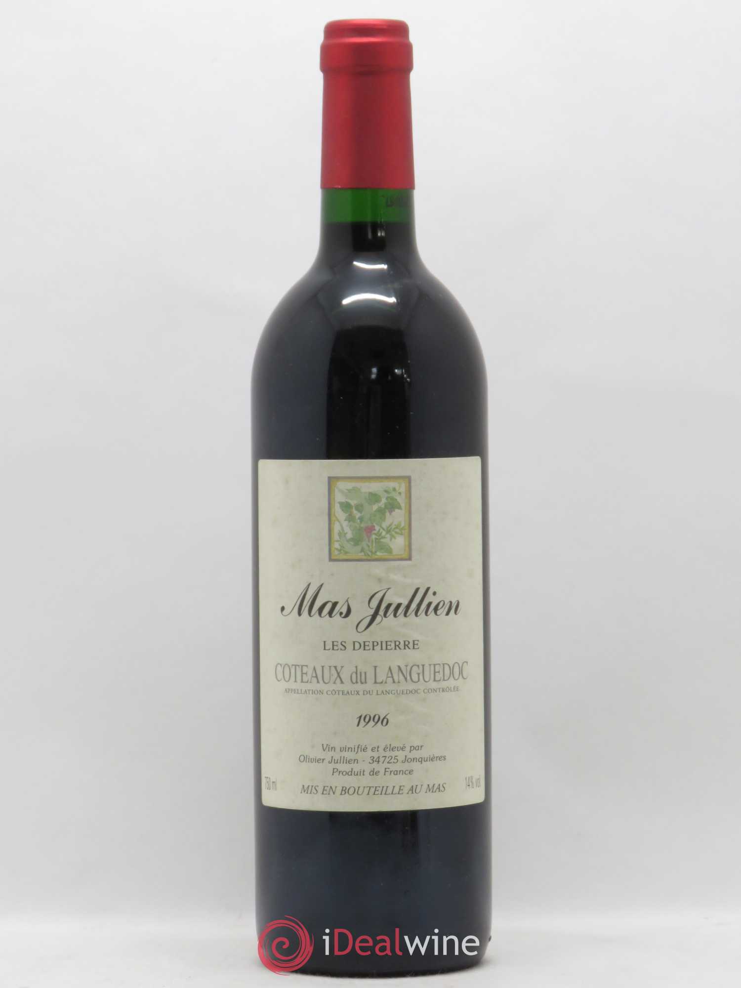 Coteaux du Languedoc Les Depierre Mas Jullien 1996 - Posten von 1 Flasche - 0