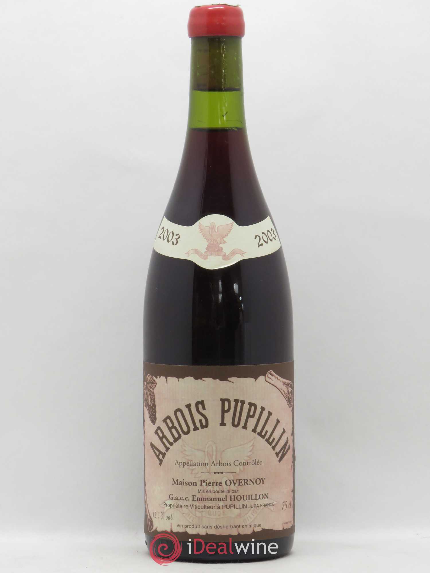 Arbois-Pupillin Poulsard (cire rouge) Overnoy-Houillon (Domaine) 2003 - Lot de 1 bouteille - 0