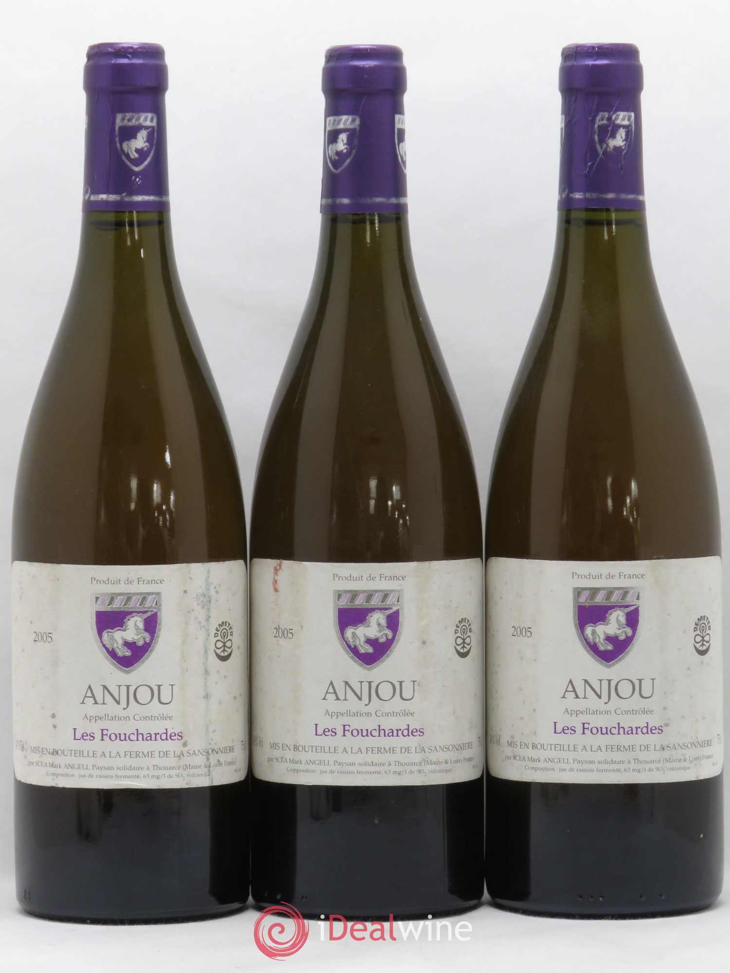 Anjou Les Fouchardes Mark Angeli (Domaine) - Ferme de la Sansonnière 2005 - Lot de 3 bouteilles - 0