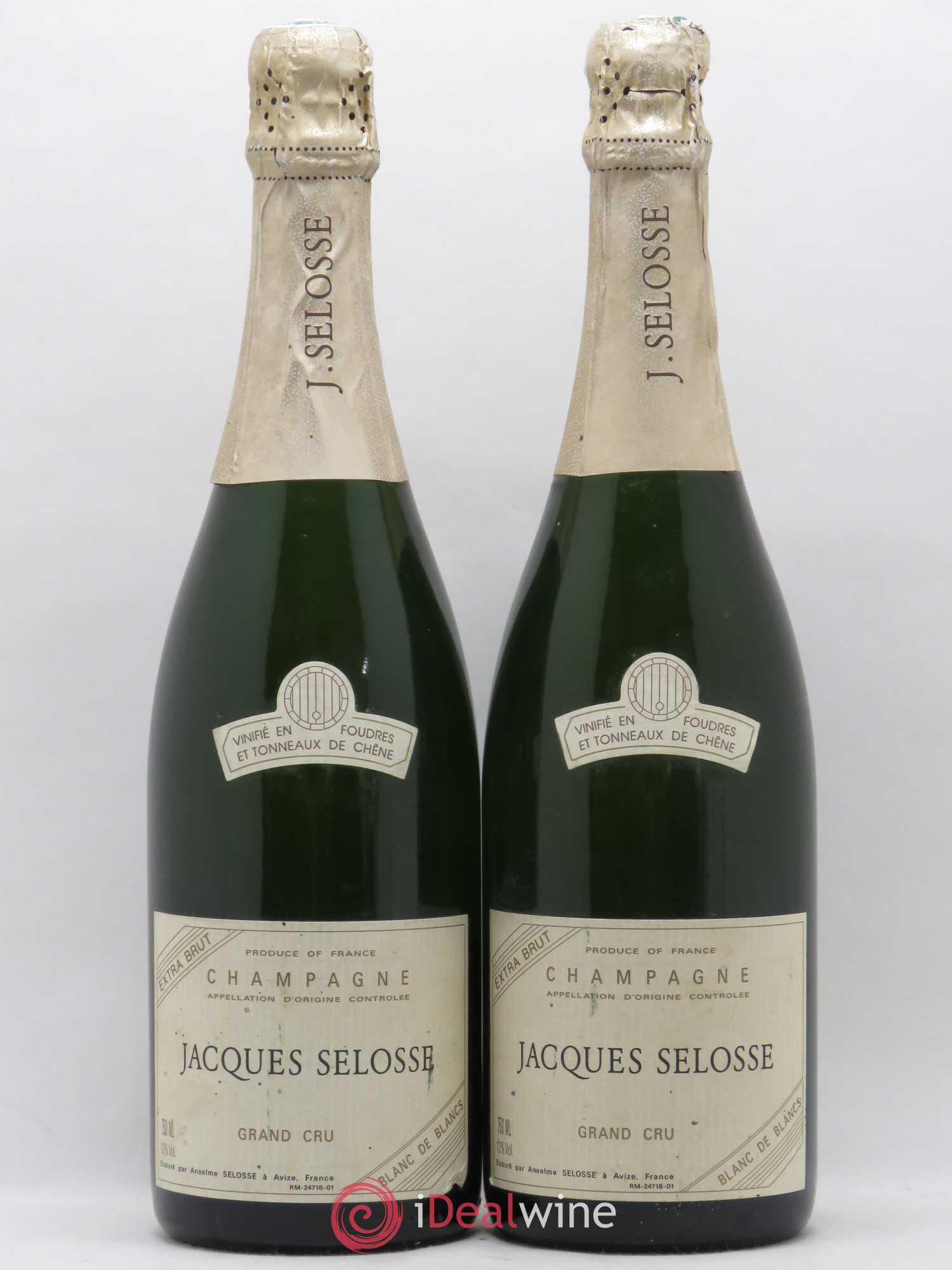 Blanc de Blancs Grand Cru Extra-Brut Jacques Selosse - Lot of 2 bottles - 0