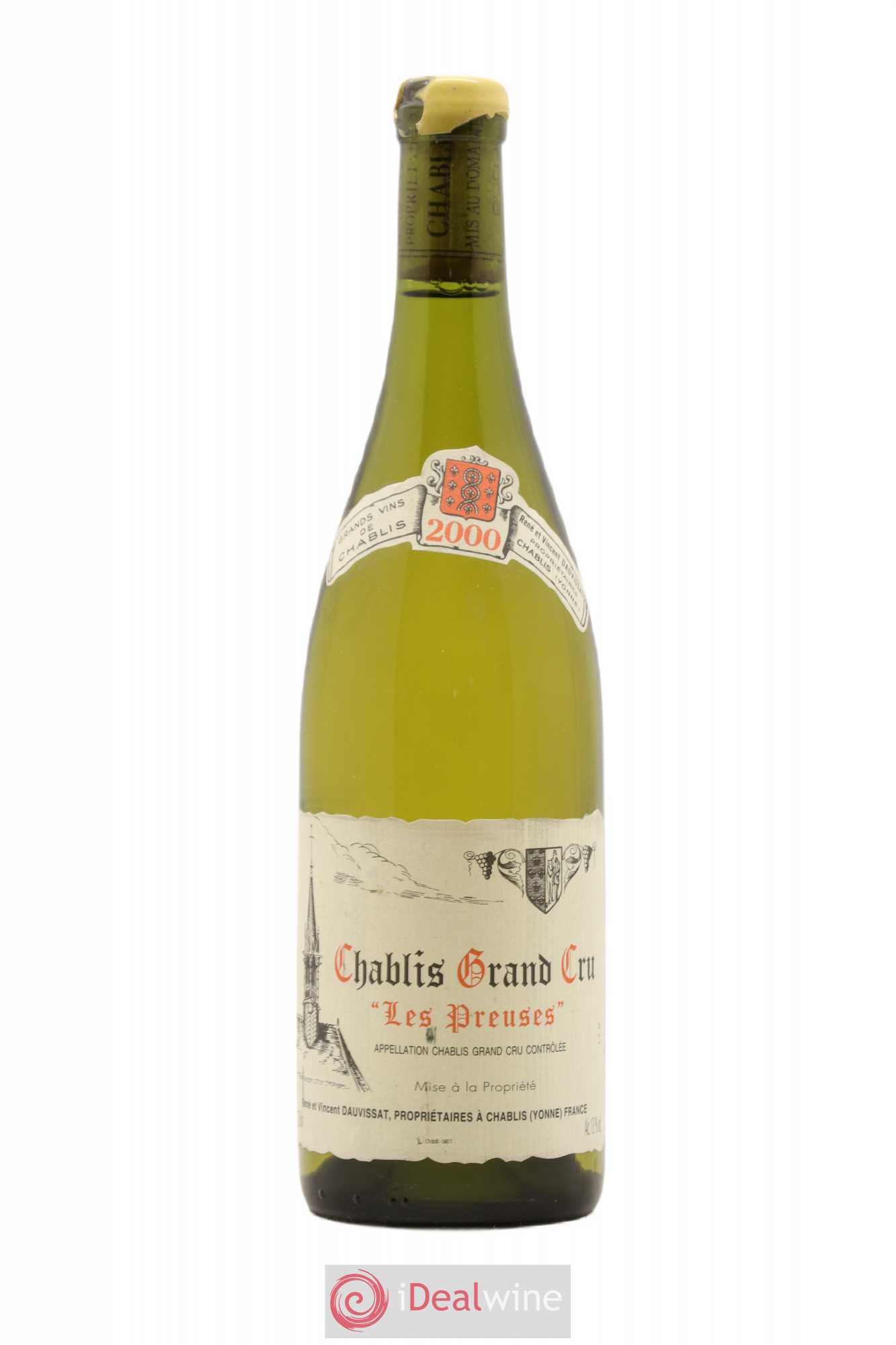 Chablis Grand Cru Les Preuses Vincent Dauvissat (Domaine) 2000 - Lot de 1 bouteille - 0
