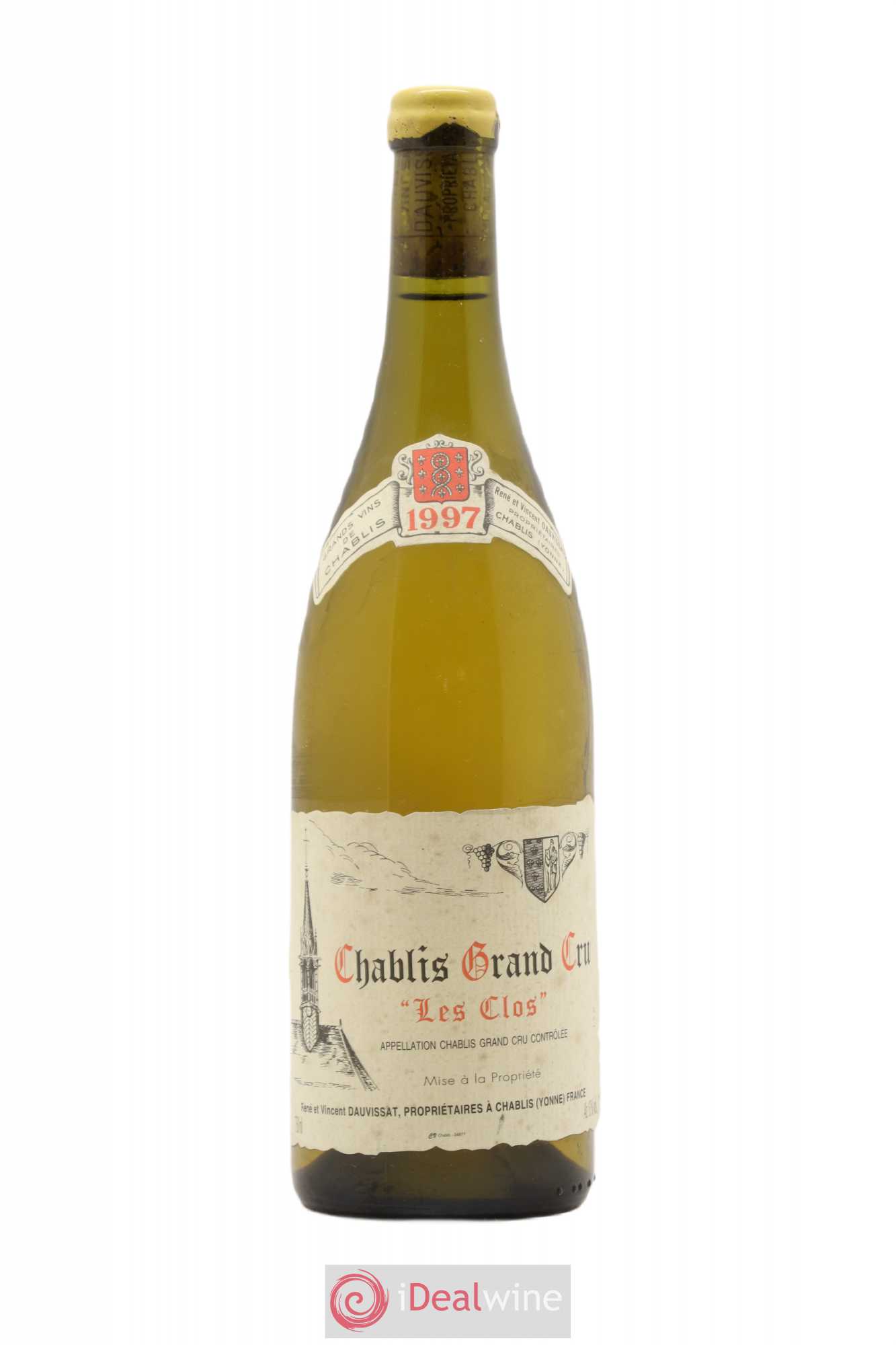 Chablis Grand Cru Les Clos Vincent Dauvissat (Domaine) 1997 - Lot de 1 bouteille - 0