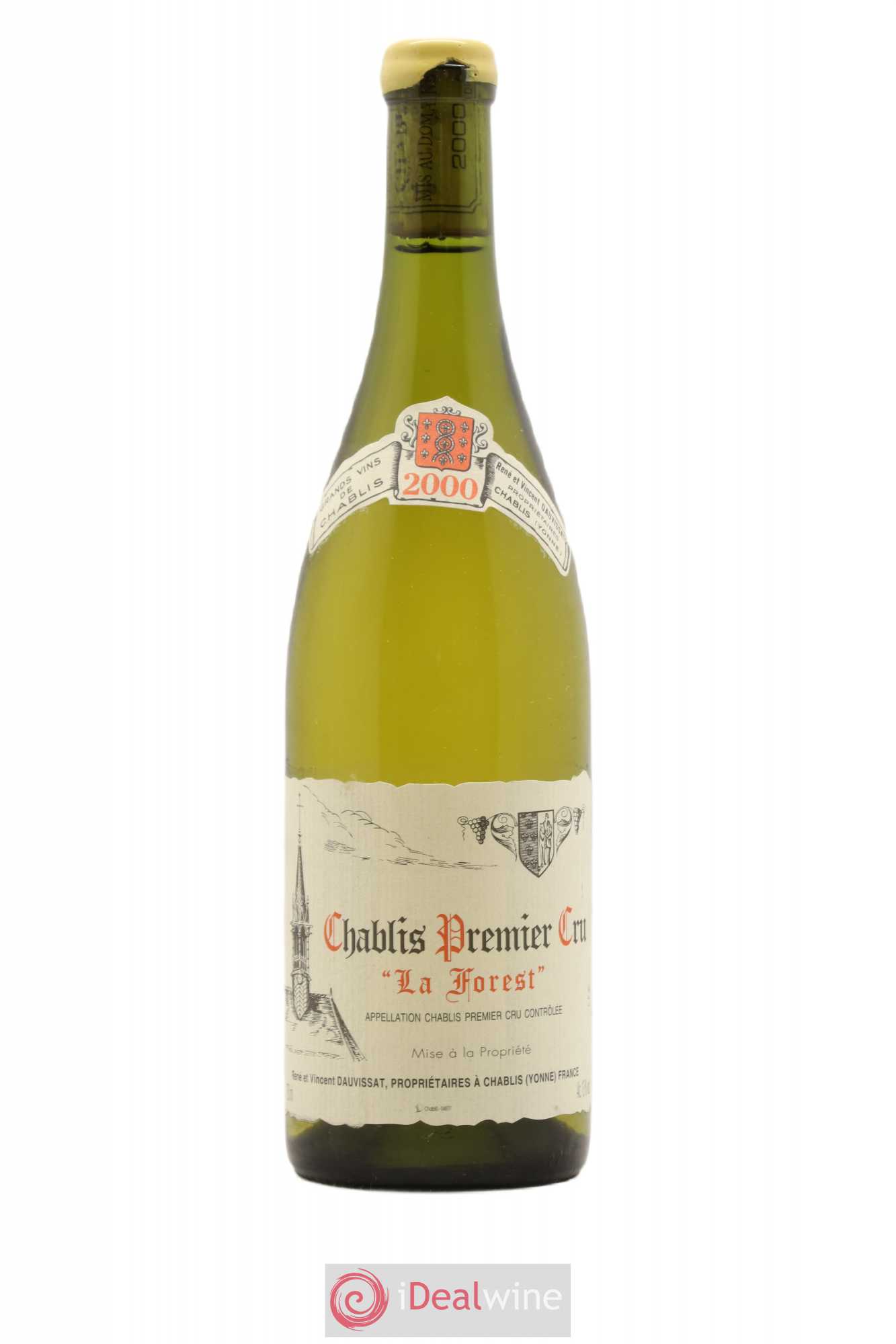 Chablis 1er Cru La Forest Vincent Dauvissat (Domaine) 2000 - Lot de 1 bouteille - 0