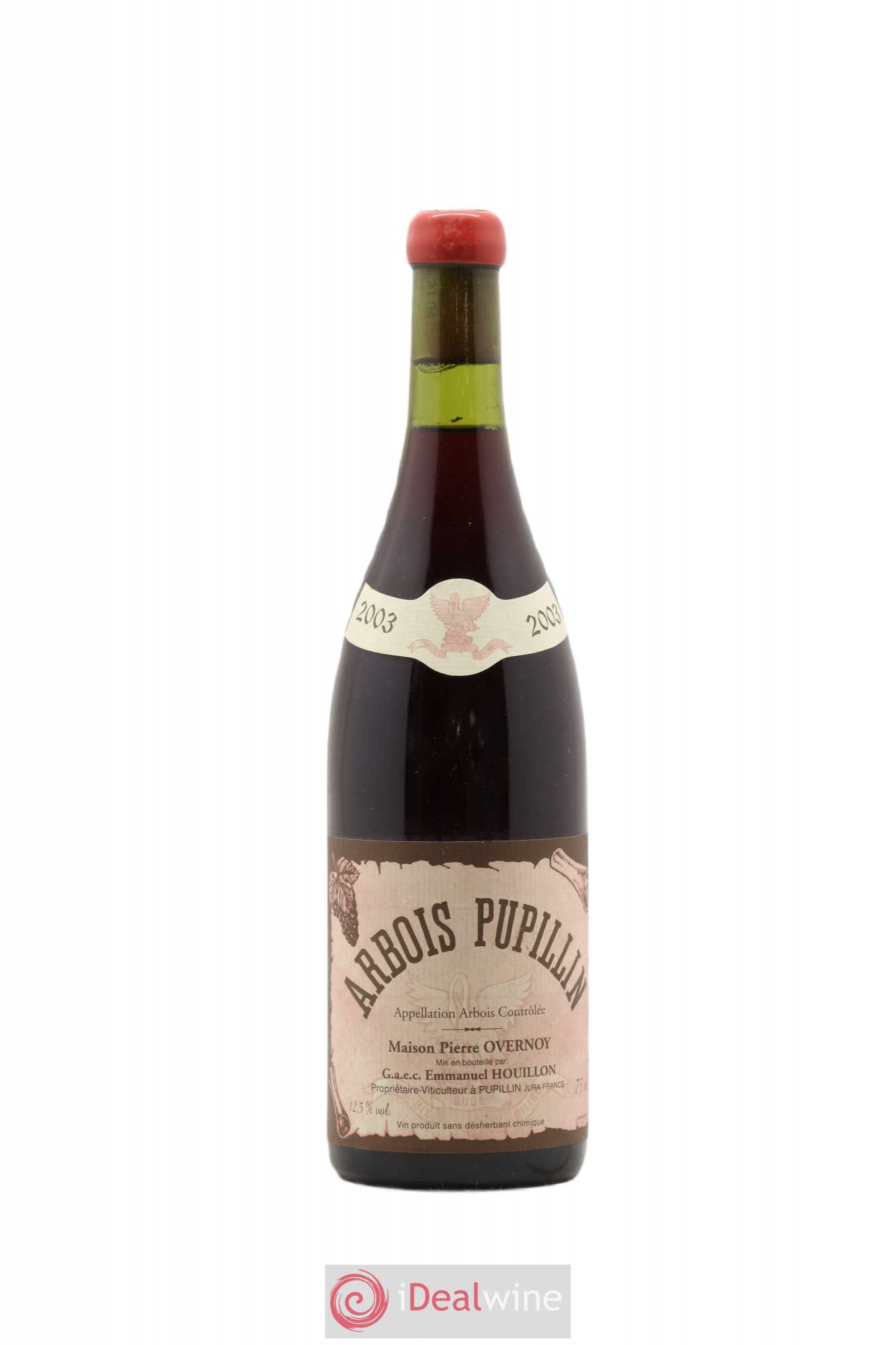 Arbois-Pupillin Poulsard (cire rouge) Overnoy-Houillon (Domaine) 2003 - Lot de 1 bouteille - 0