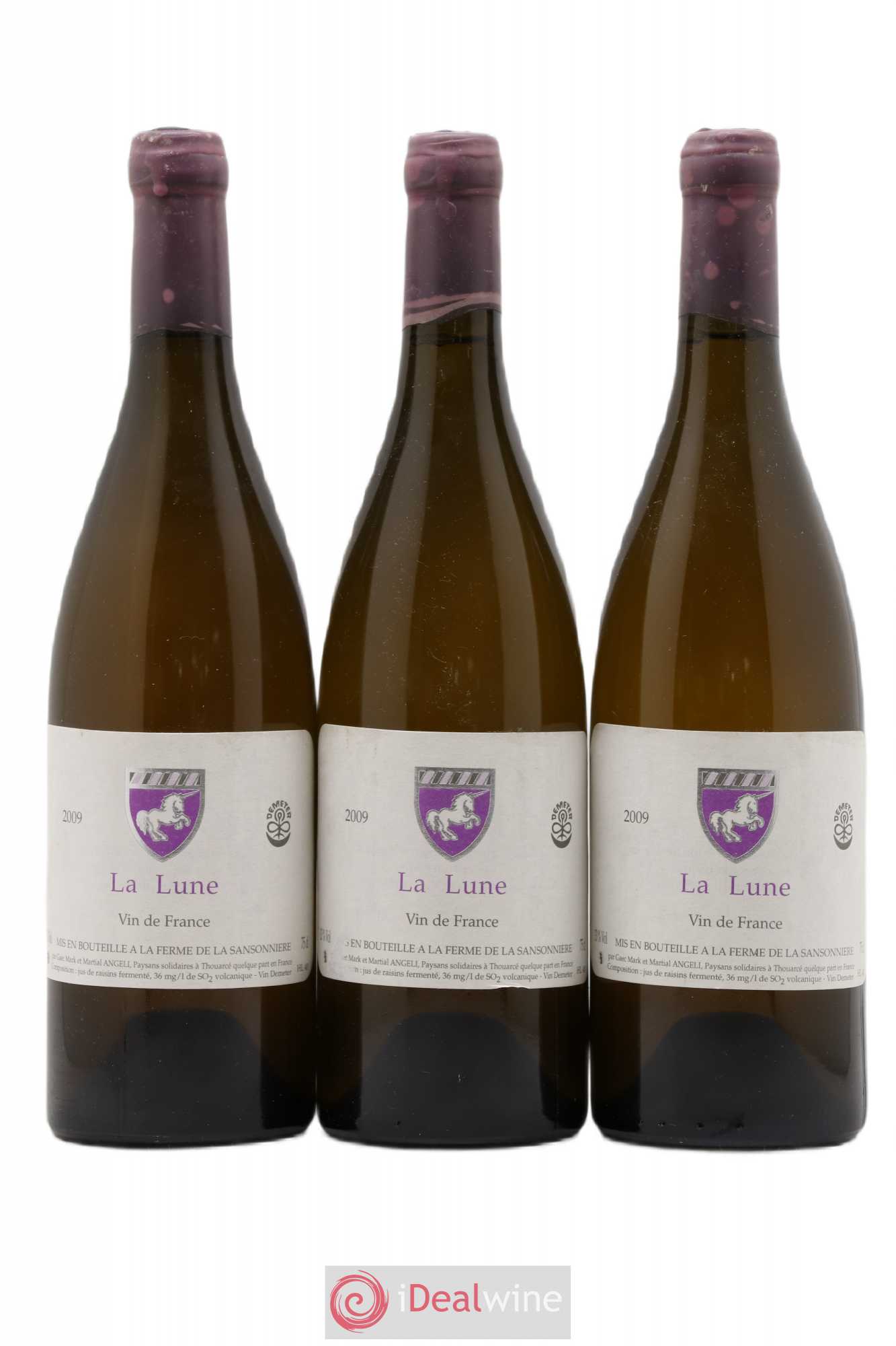 Vin de France La Lune Mark Angeli (Domaine) - Ferme de la Sansonnière 2009 - Lot de 3 bouteilles - 0