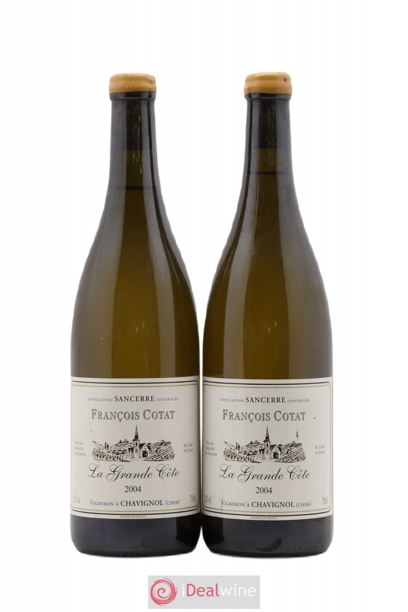 Sancerre La Grande Côte François Cotat 2004 - Lot de 2 bouteilles - 0