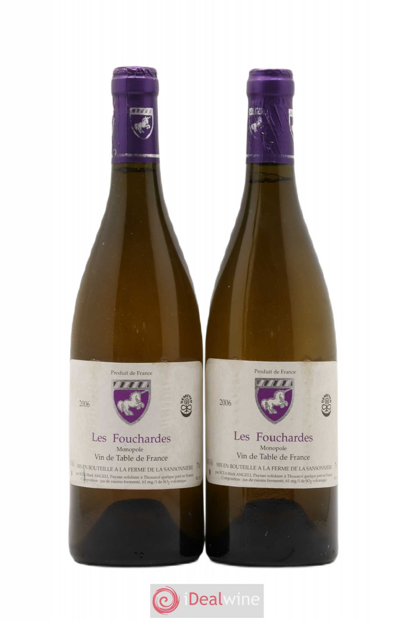 Vin de France Les Fouchardes Mark Angeli (Domaine) - Ferme de la Sansonnière 2006 - Lot de 2 bouteilles - 0