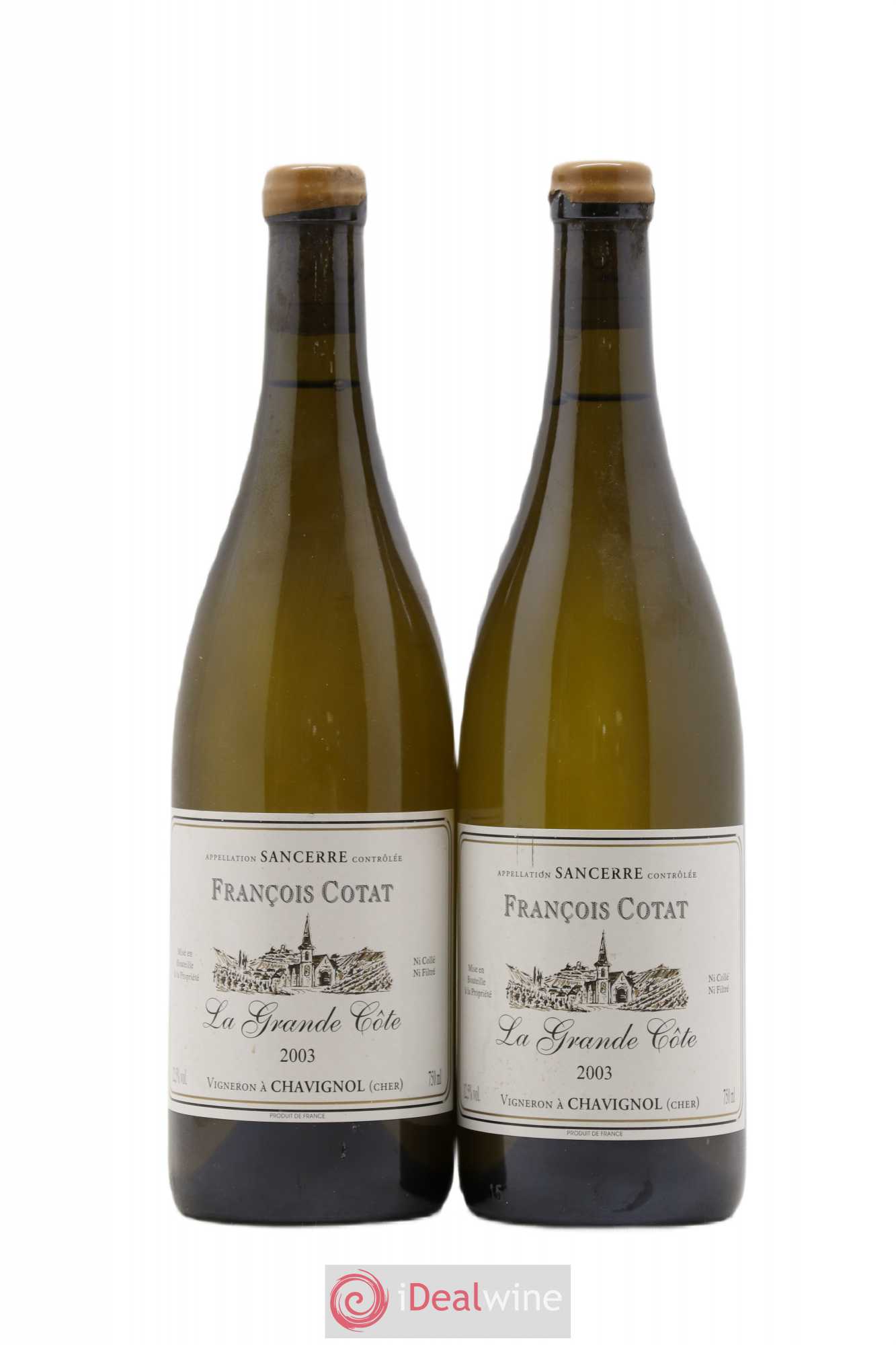 Sancerre La Grande Côte François Cotat 2003 - Lot de 2 bouteilles - 0