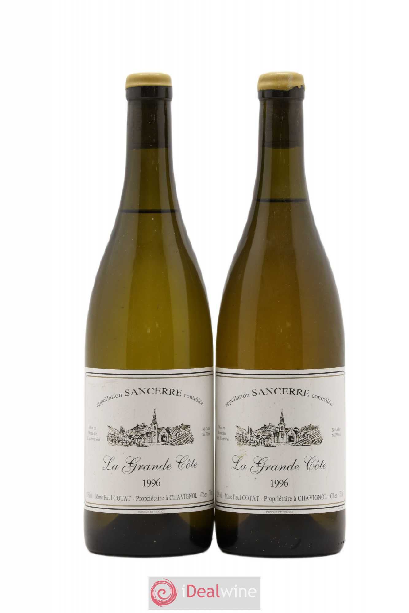 Sancerre La Grande Côte Madame Paul Cotat (Domaine François Cotat) 1996 - Posten von 2 Flaschen - 0